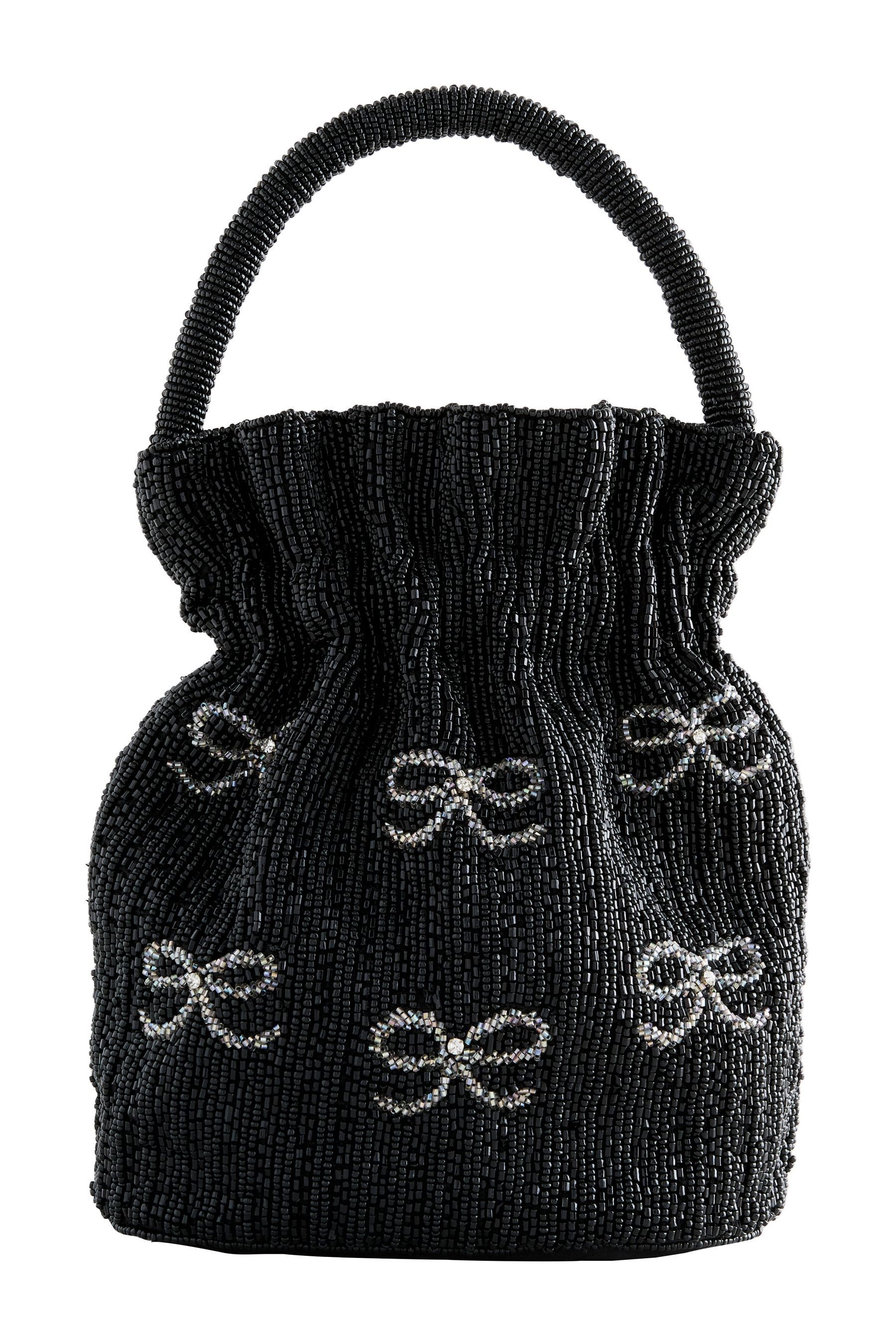 Next Beuteltasche Beuteltasche mit Glitzerschleife (1-tlg)