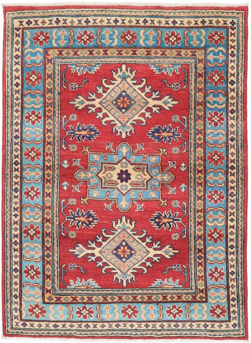 Orientteppich Kazak 100x135 Handgeknüpfter Orientteppich, Nain Trading, rechteckig, Höhe: 5 mm