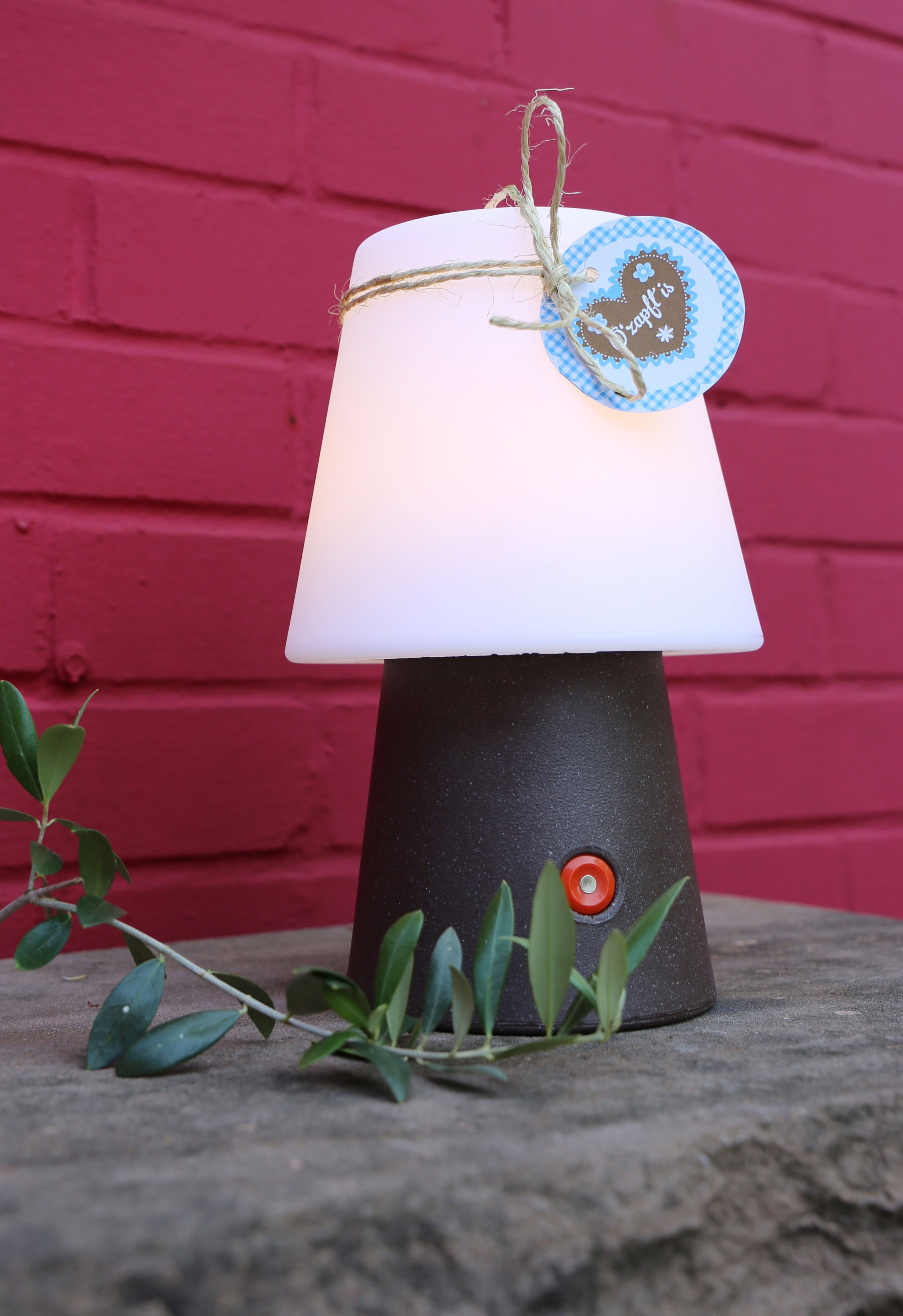 8 seasons design LED Stehlampe Shining No. 1, LED WW, LED fest integriert, warmweiß, 30 cm braun für In- und Outdoor