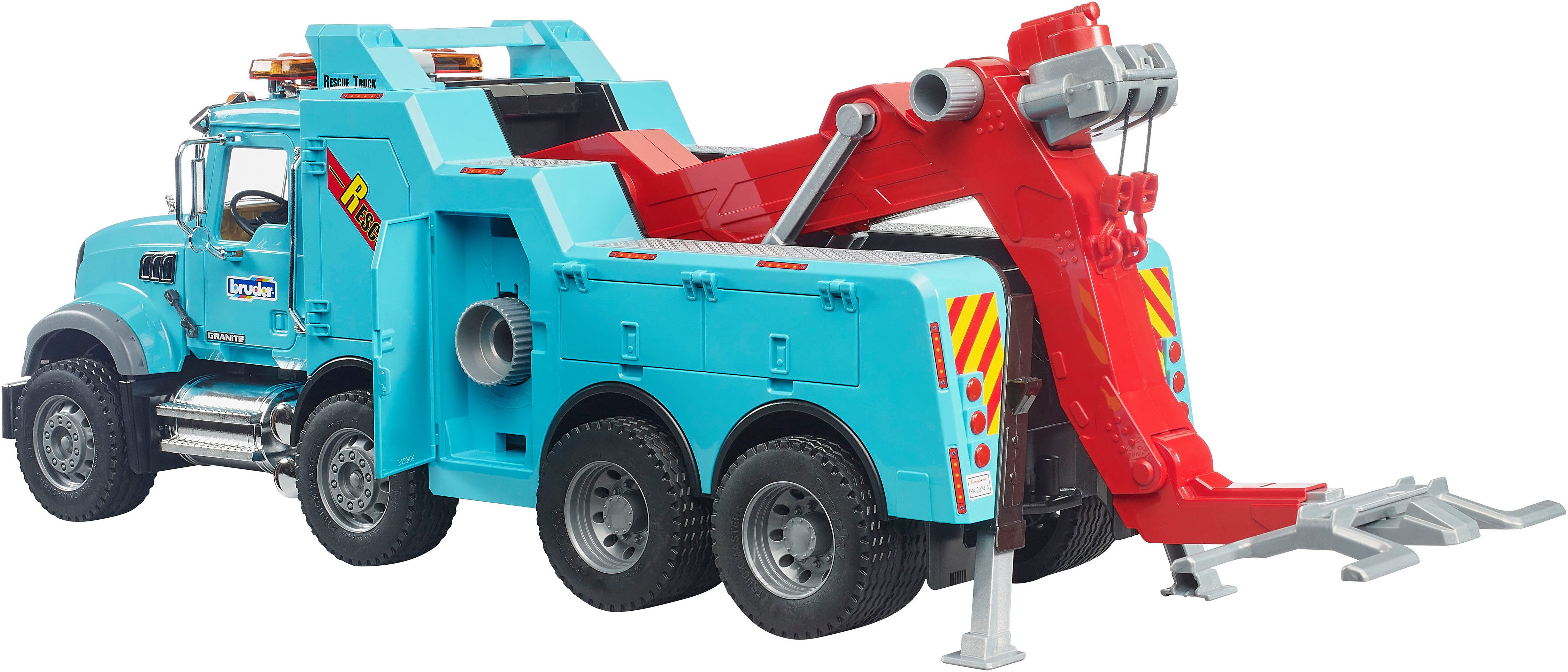 Bruder® Spielzeug-LKW MACK Granite LKW Abschlepp LKW mit L+S Modul (02831), günstig online kaufen