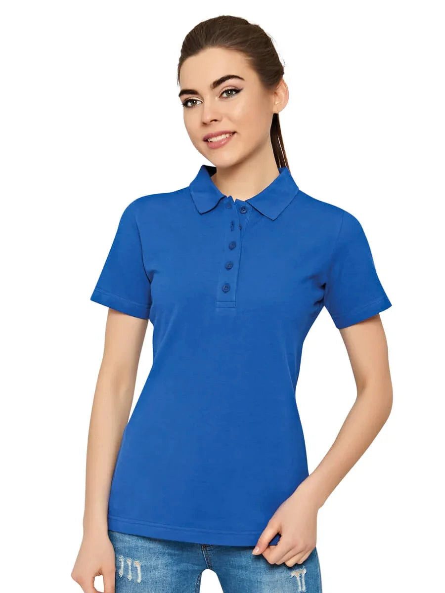 Poloshirt Damen Polo-Shirt Royal – ISMONT 01 M066-31