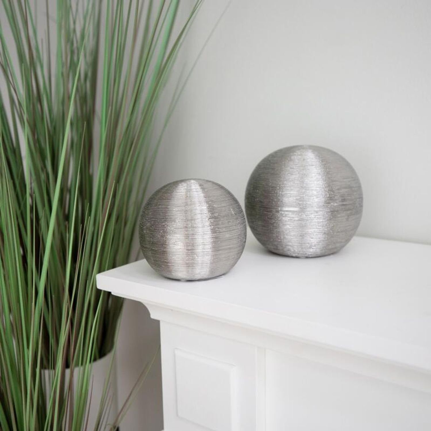 BURI Dekofigur Dekokugel Keramik 12,5x12cm Kugel Dekoration Haushalt wohnen günstig online kaufen