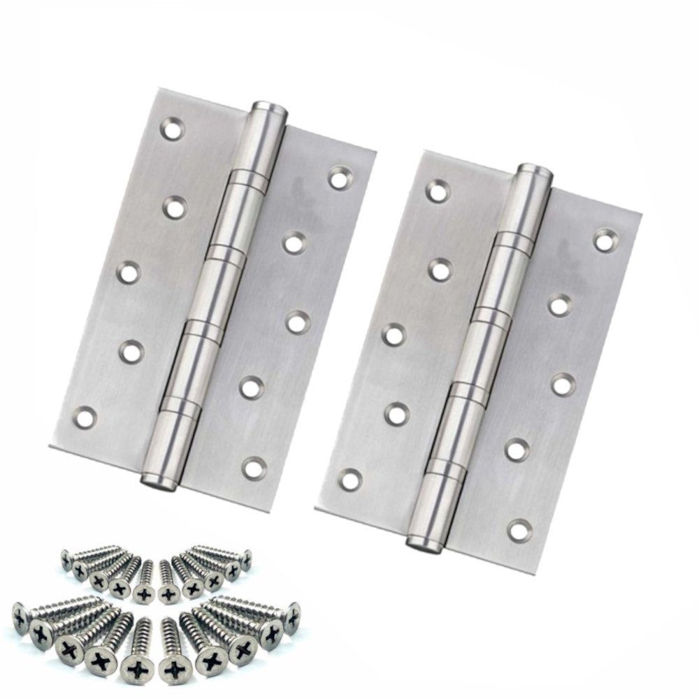 Türbeschlag für Innen und Außenbereich, 125 x 73 x 2 mm Klavierband als