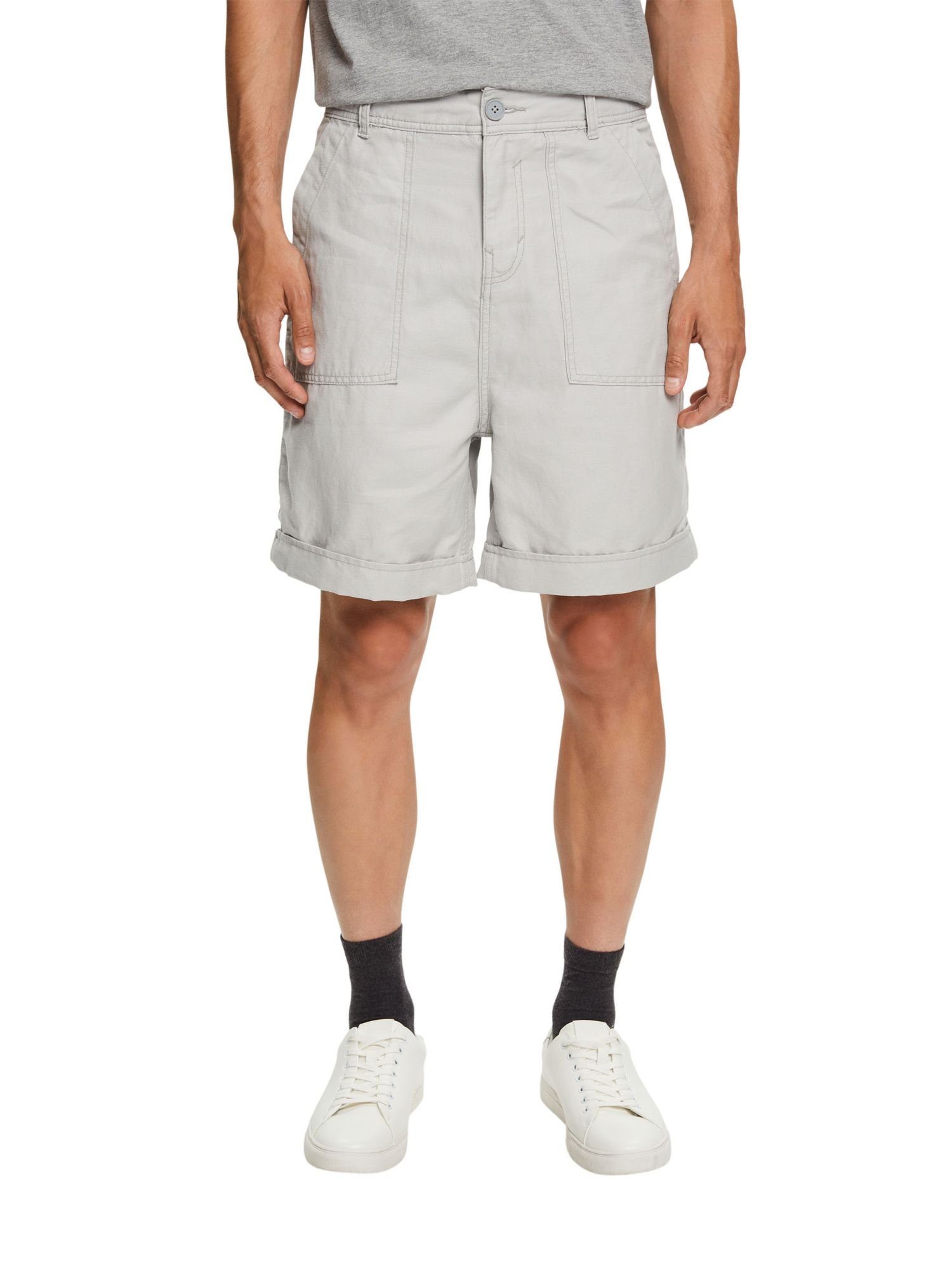 (1-tlg) GREY Collection LIGHT Bermudashorts, Baumwoll-Leinen-Mix Esprit Shorts