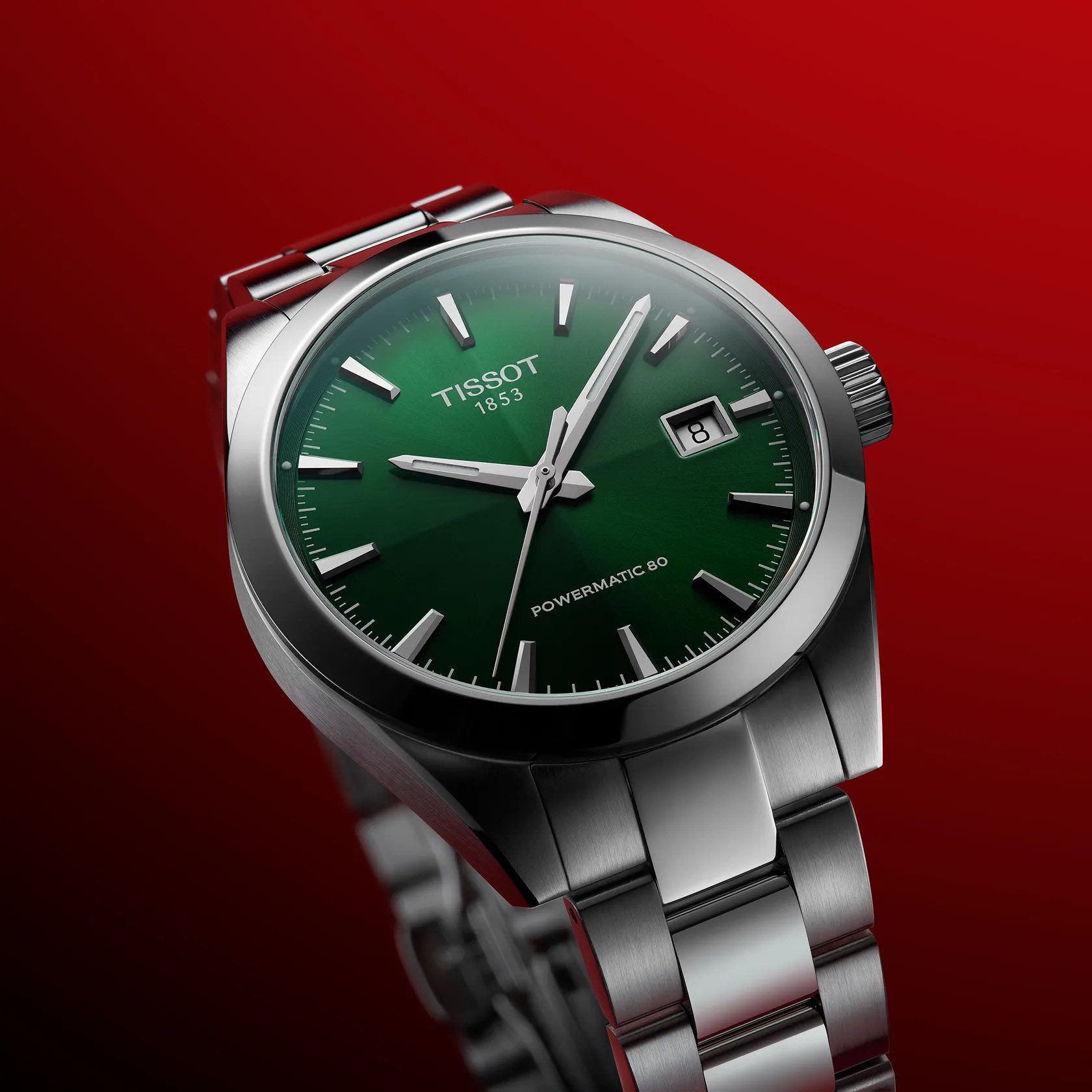 Tissot Schweizer Uhr Herrenuhr Automatik Tissot Gentleman 38 mm