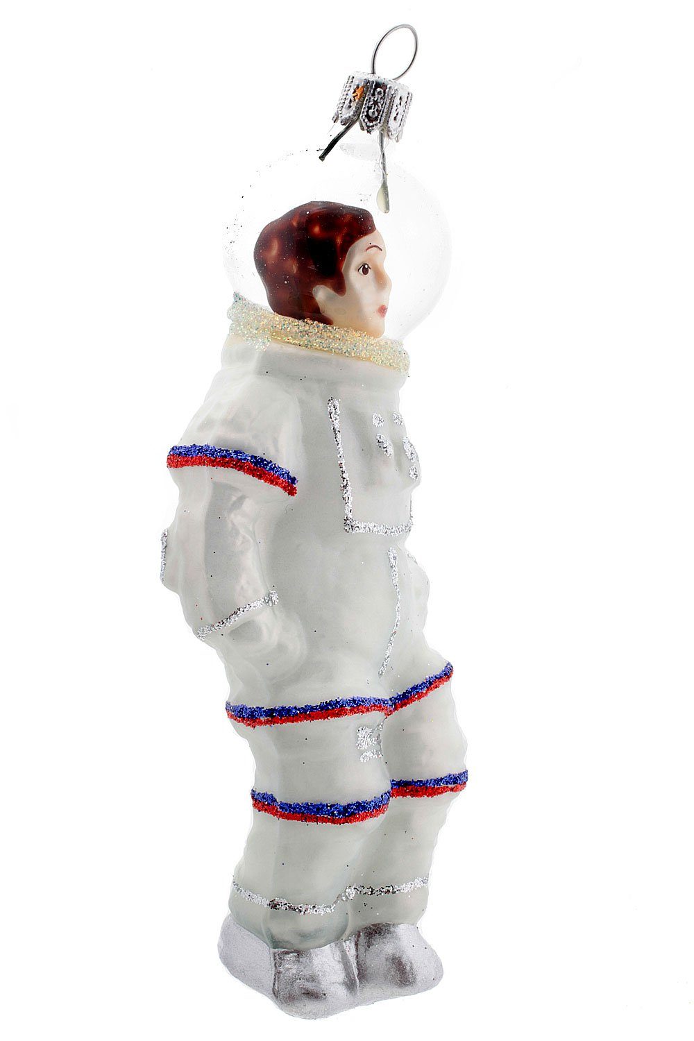 - Weihnachtskontor Dekohänger Astronaut, Christbaumschmuck - Hamburger handdekoriert mundgeblasen