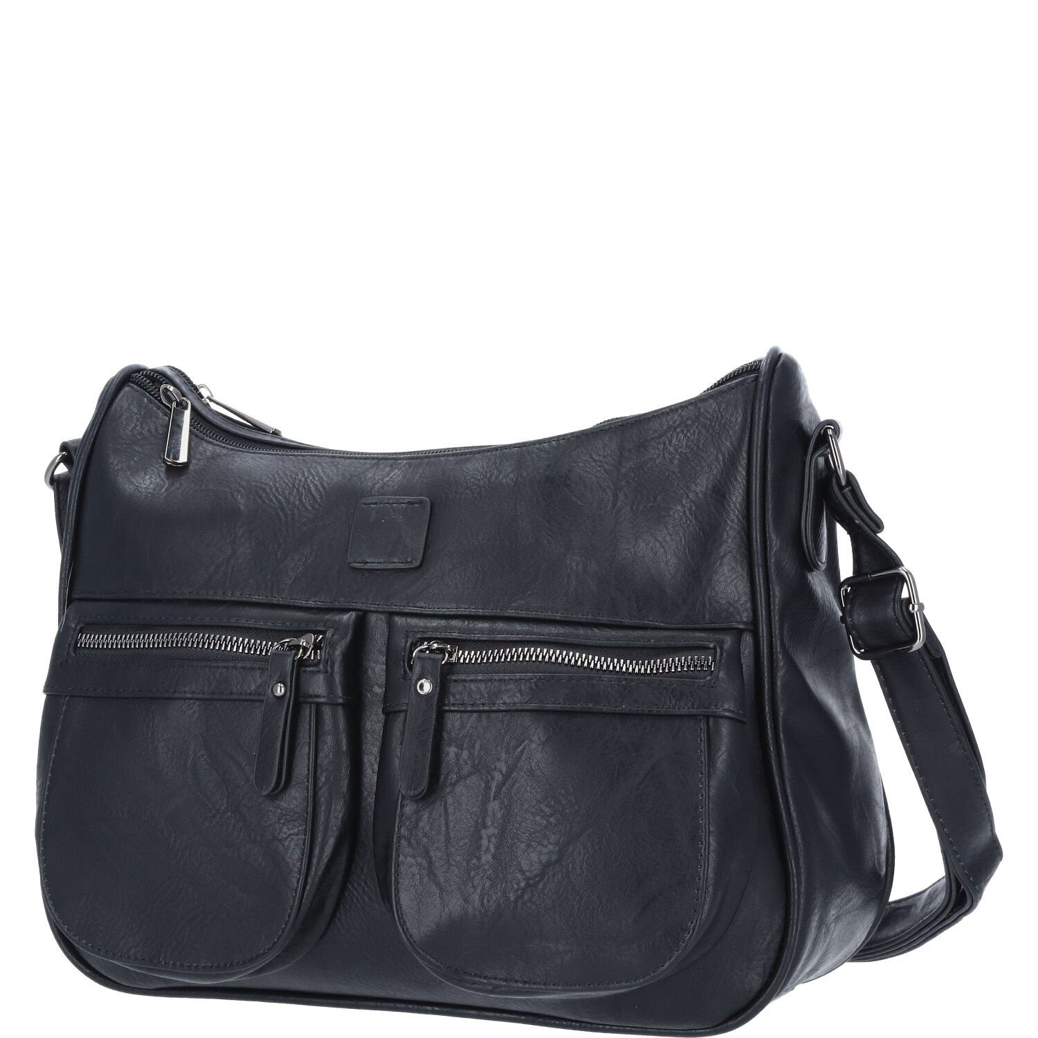 Umhängetasche Antonio Damen Handtasche schwarz