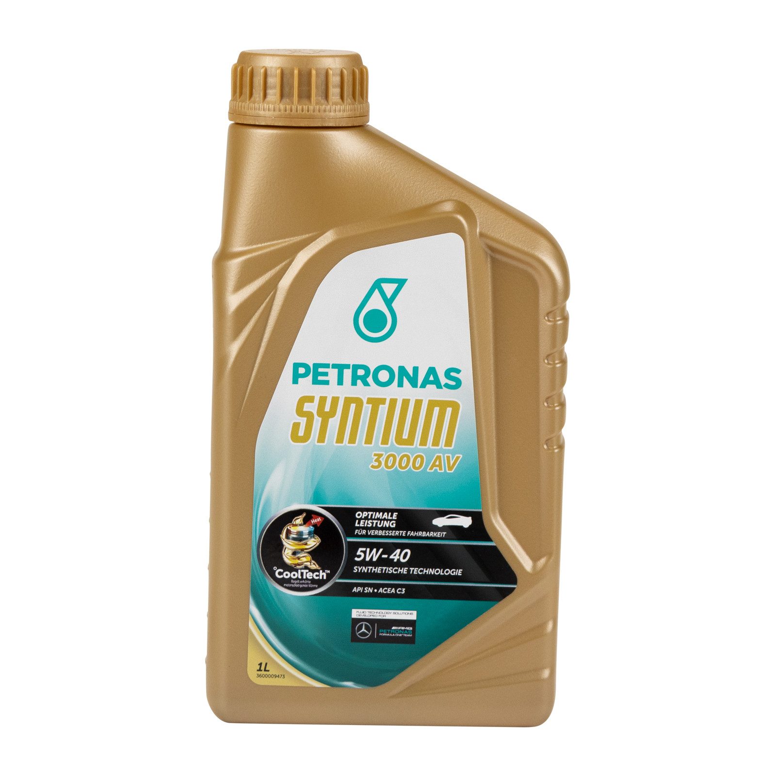 Petronas Motoröl Petronas Syntium 3000 AV Motoröl Öl 5W40 1L ACEA C3 API SN 18281616
