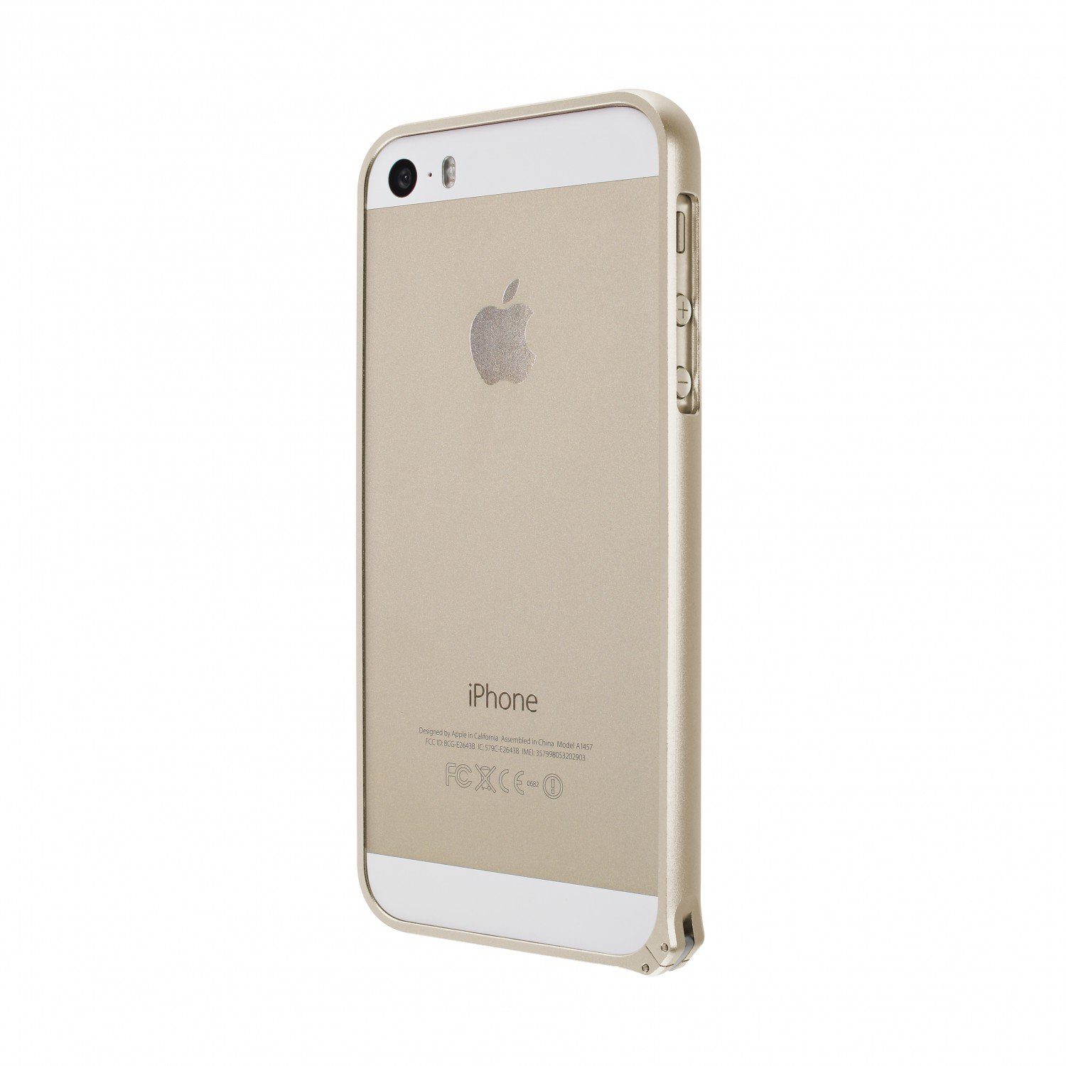 Artwizz Bumper AluBumper, Aluminium Schutzrahmen aus rostfreiem Stahl, Gold, iPhone SE (2016), iPhone 5S, iPhone 5