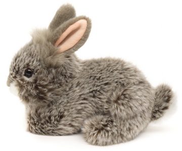 Uni-Toys Kuscheltier Angora-Kaninchen, 18 cm - versch. Modelle - Plüsch-Hase, Plüschtier, zu 100 % recyceltes Füllmaterial