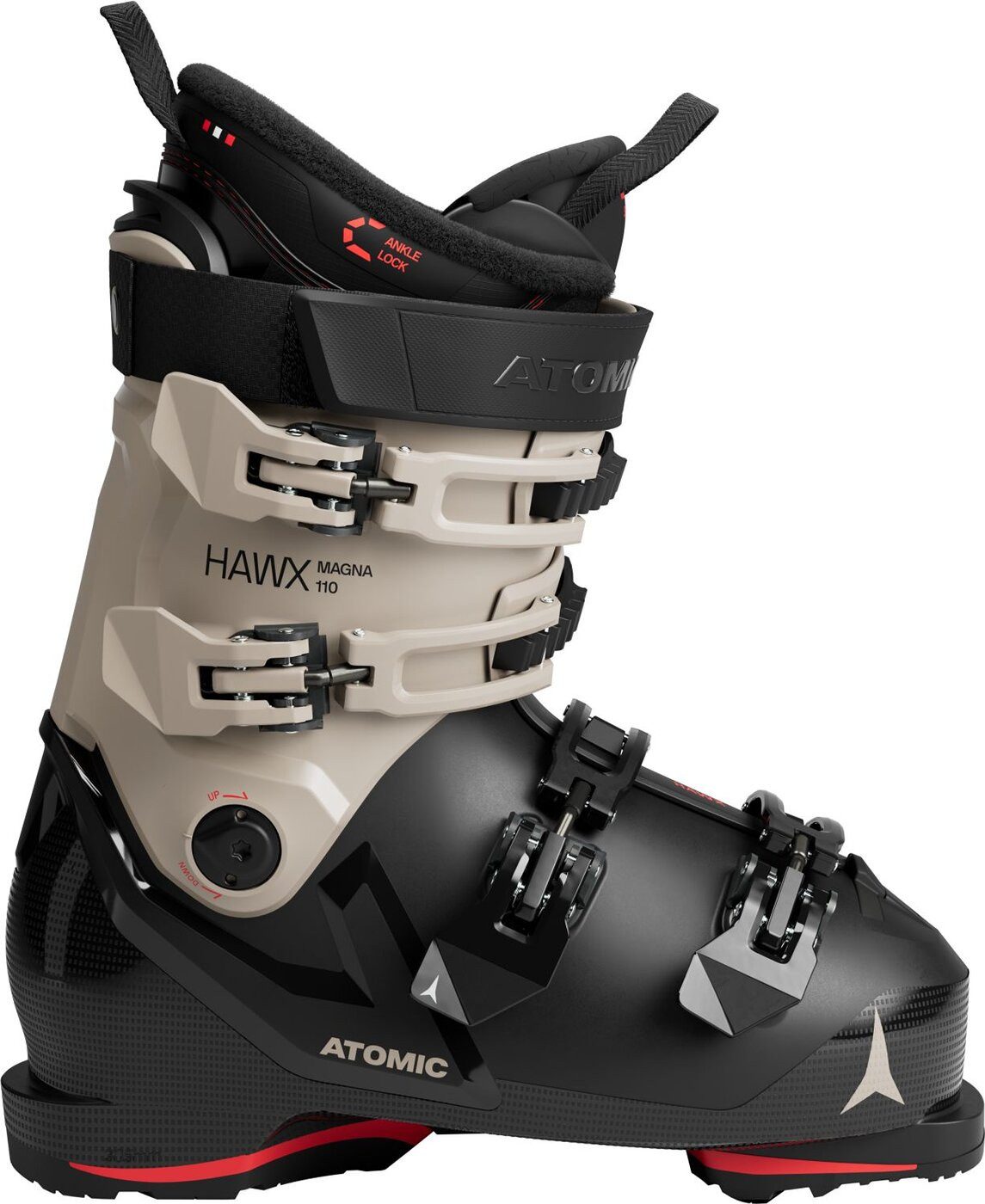 Atomic HAWX MAGNA 110 BLACK/CEMENT/RED Skischuh