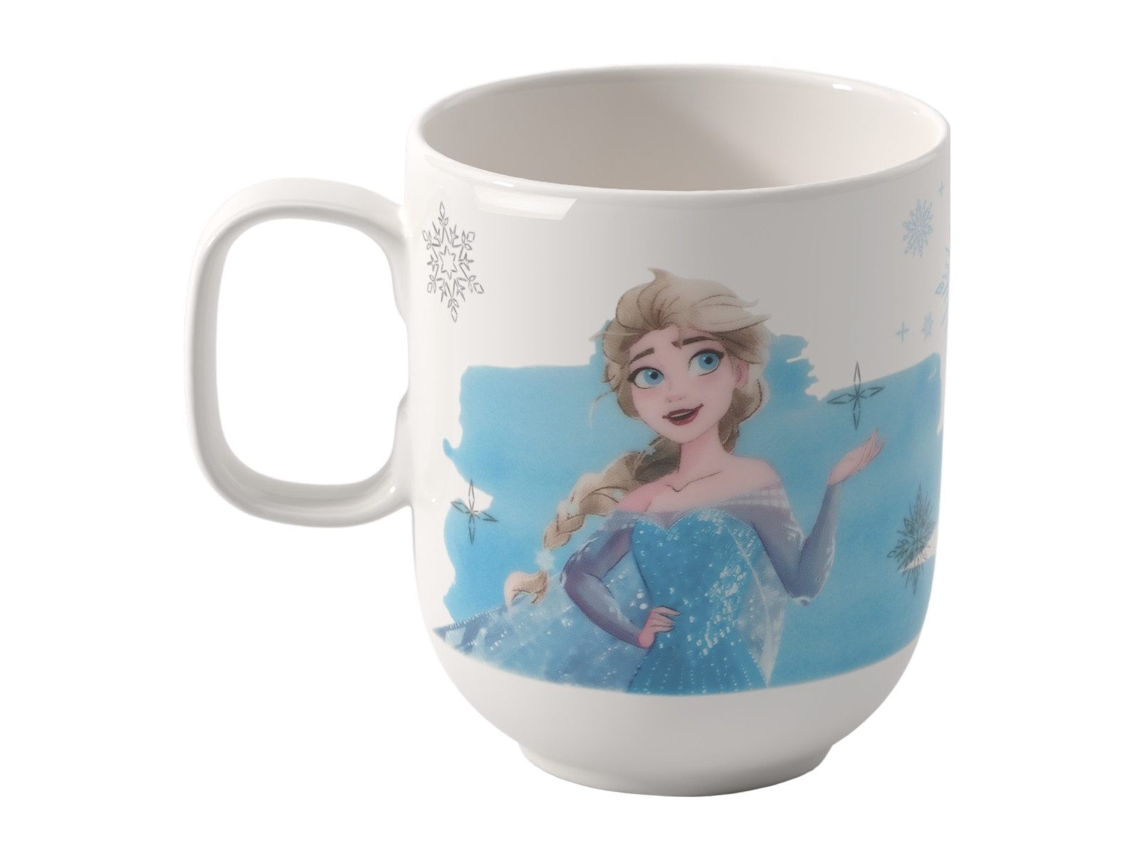 Villeroy & Boch Geschirr-Set Disney Frozen Kindergeschirr Set 7tlg, Premium Porcelain / Edelstahl