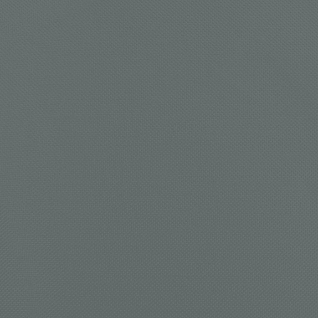 Stahl, Grau Klappbar St. Gartenliege Pulverbeschichteter 1 vidaXL Oxford-Gewebe & Sonnenliege