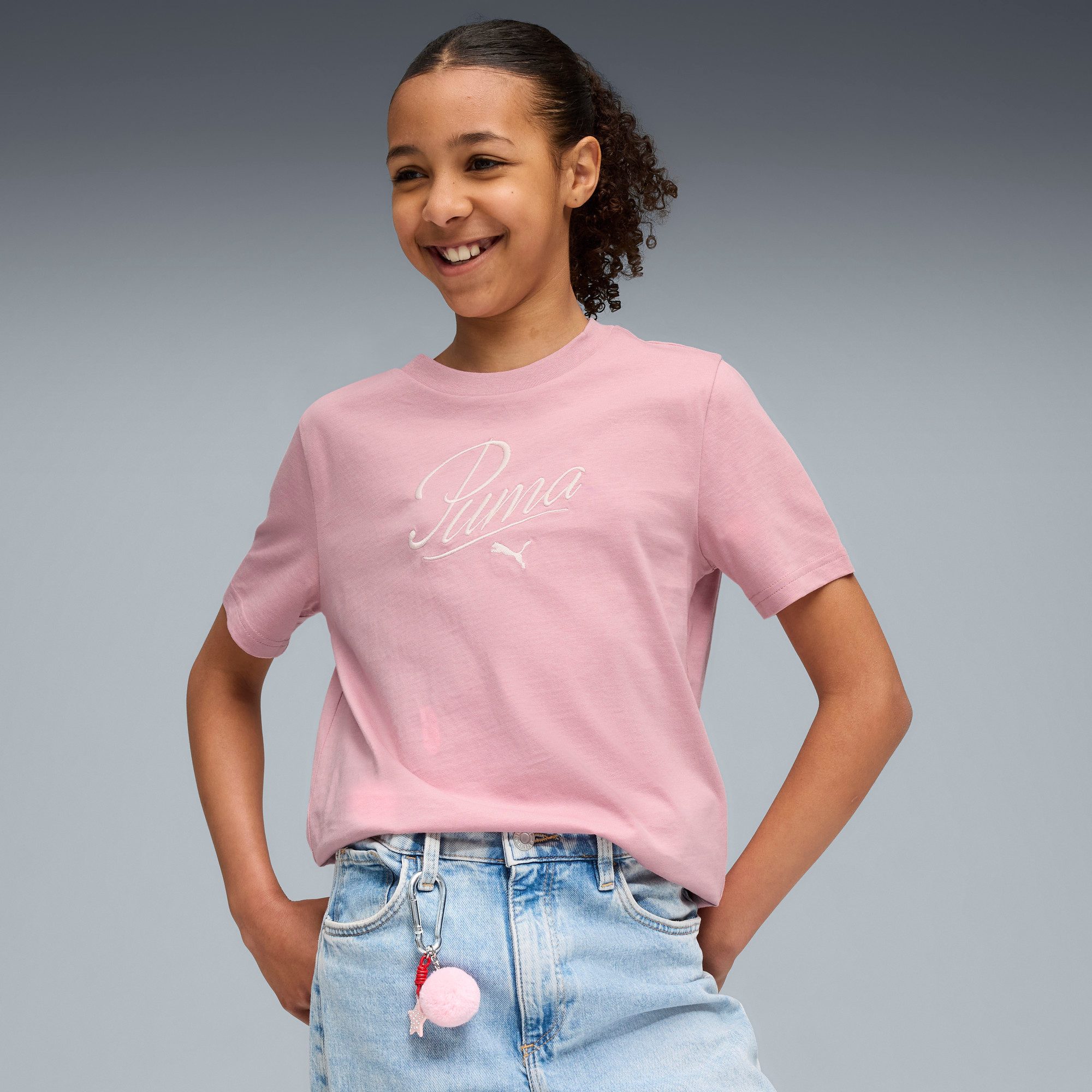 PUMA T-Shirt ESS SCRIPT TEE G günstig online kaufen
