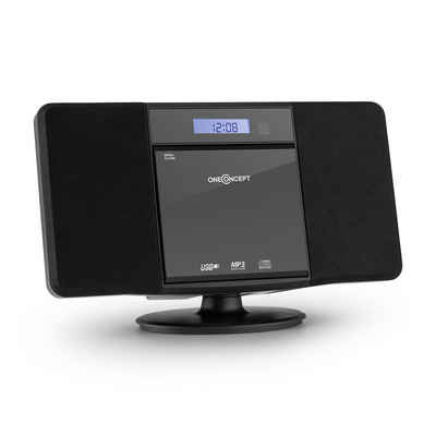 ONECONCEPT V-13 Stereoanlage (UKW-Radio, HiFi Vertikal CD Player UKW Radio Stereoanlagen MP3 USB)