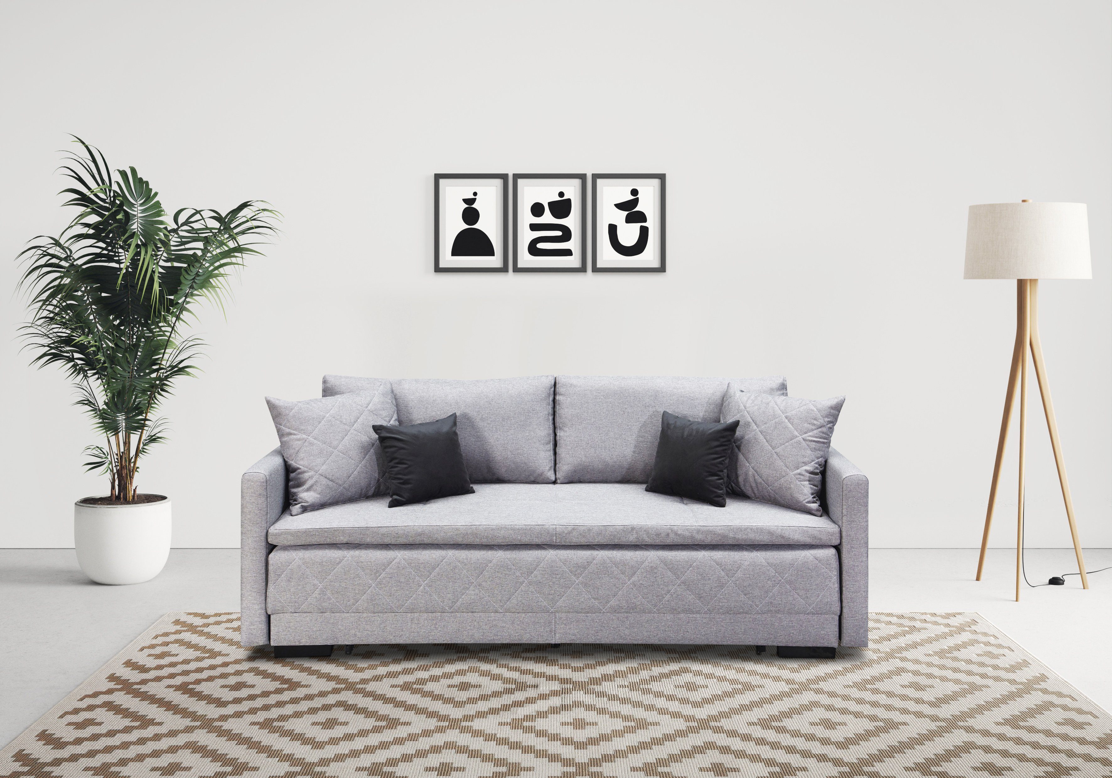 INOSIGN Schlafsofa "Potsdam" mit Boxspringaufbau, Bettfunktion & Bettkasten günstig online kaufen