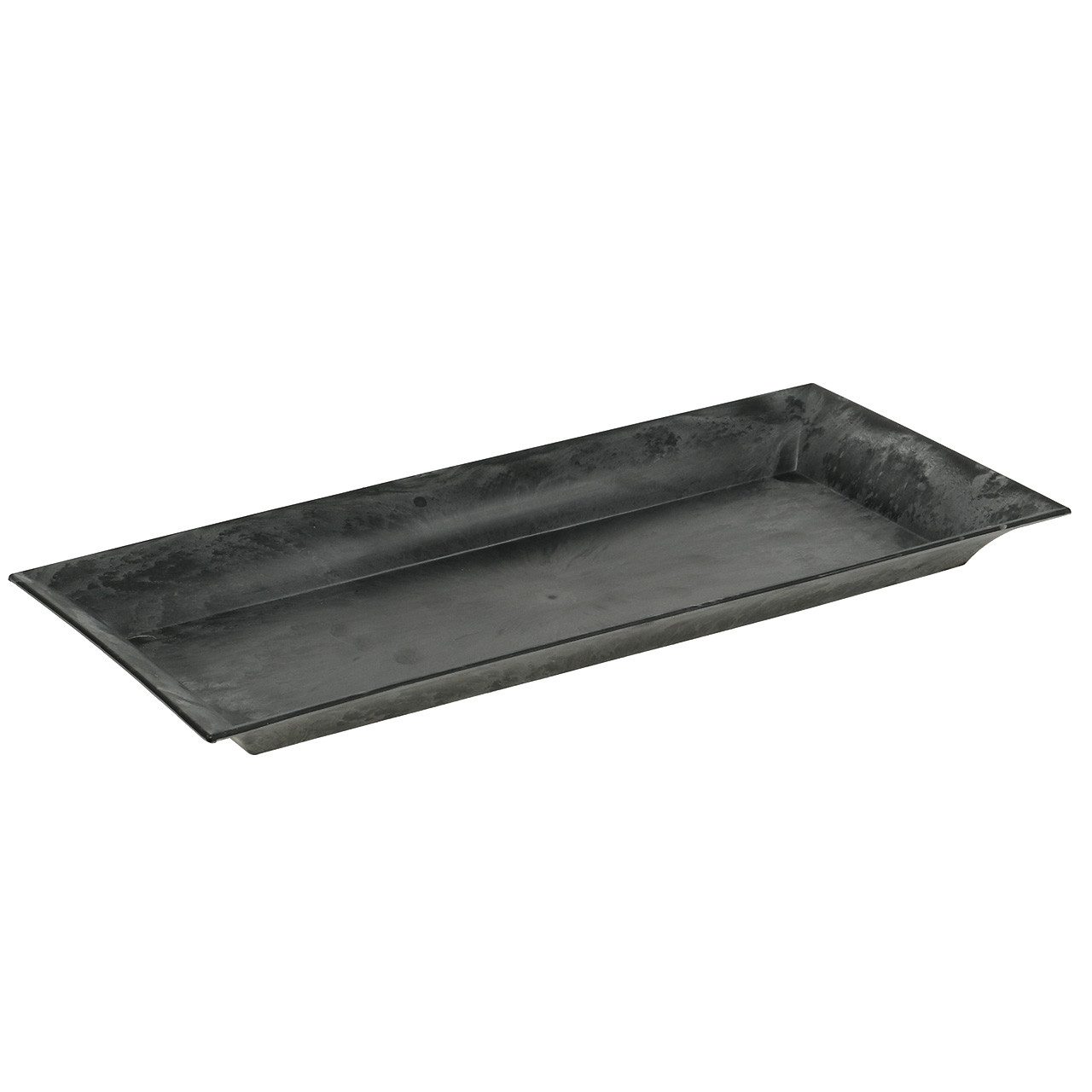 Florists Products Blumentopf Dekotablett Anthrazit 36x17cm 6er-Set Marmoroptik robust, 6 Stück