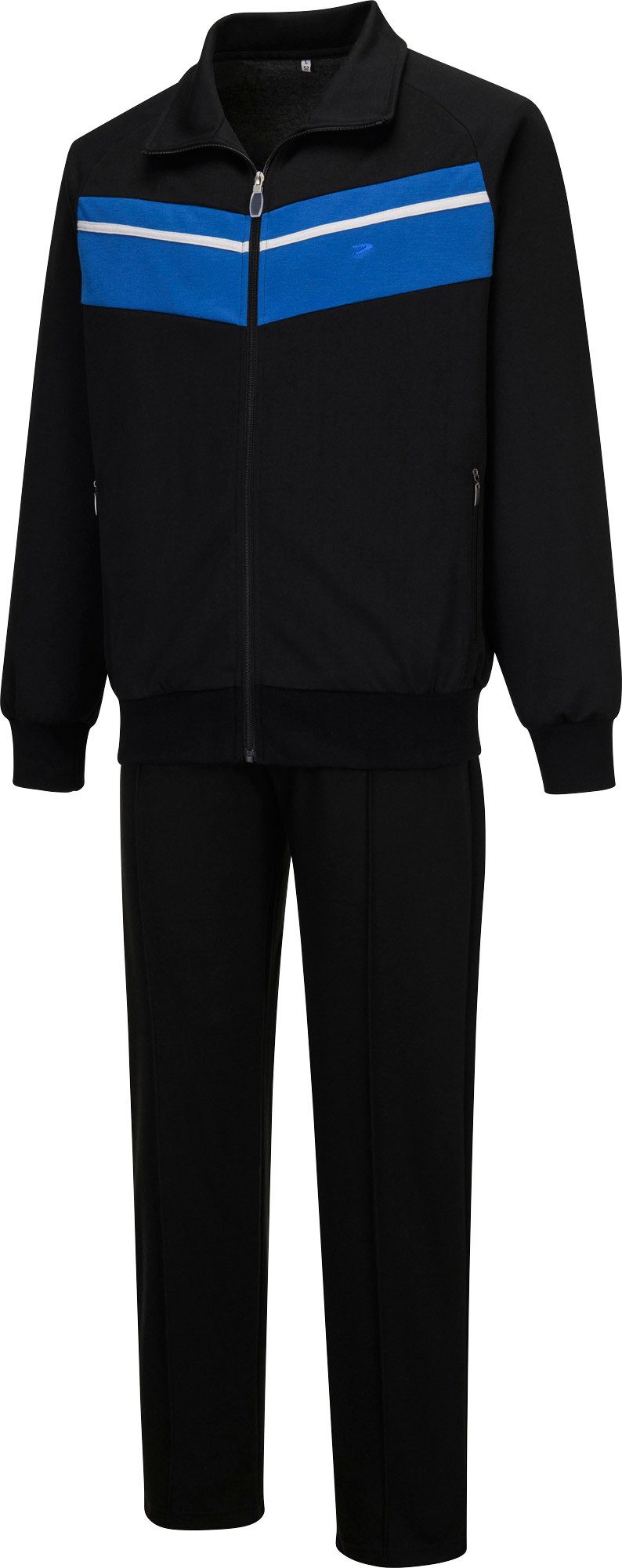 Freizeitanzug Herren-Freizeitanzug, Interlock-Jersey Uni