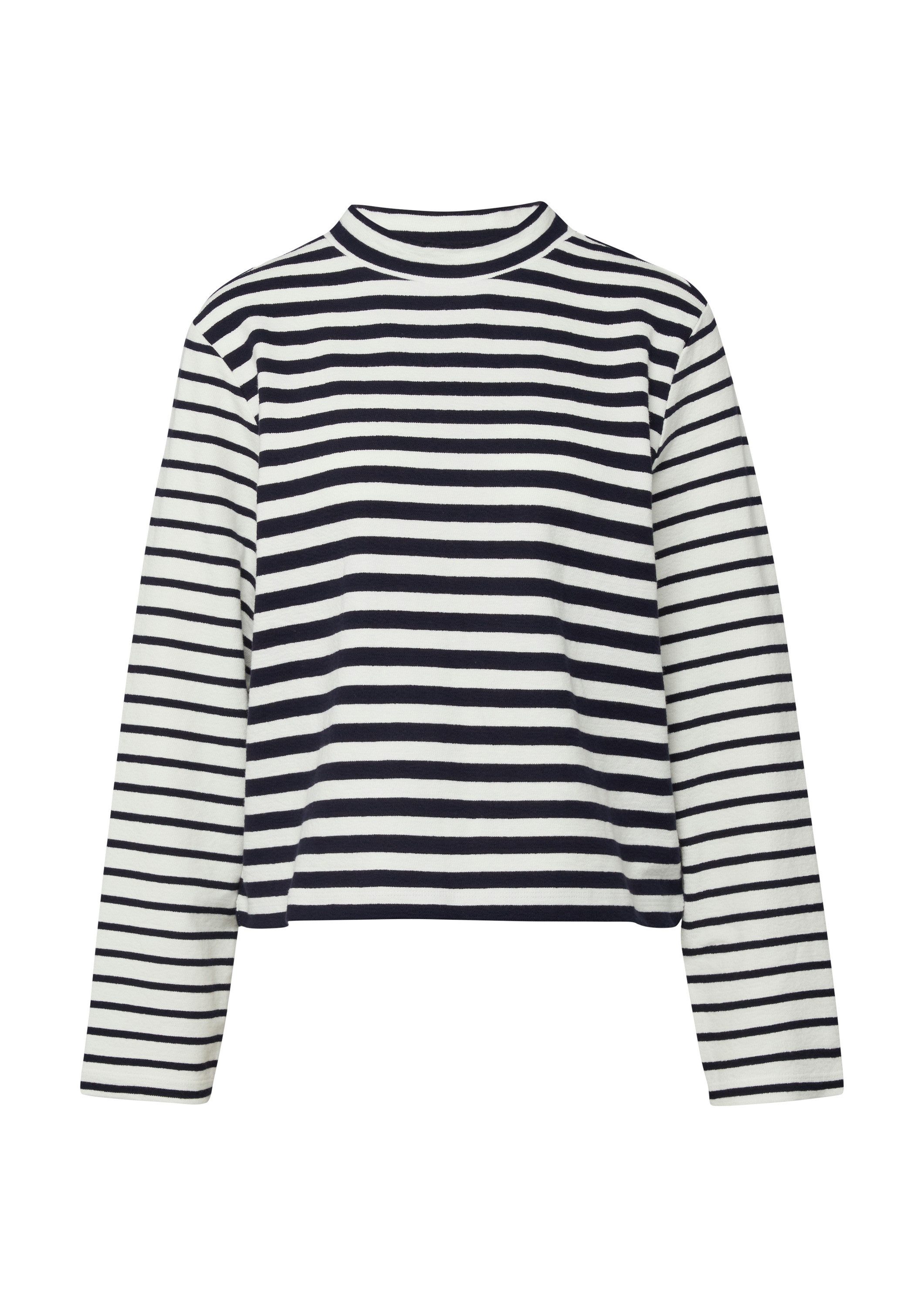 s.Oliver Sweatshirt Sweatshirt Gestreiftes Jersey-Sweatshirt mit Rundhalsau günstig online kaufen