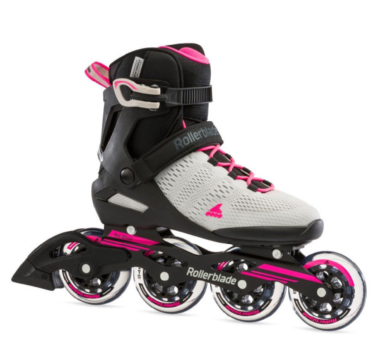 Inlineskates Sirio 90 (Rollen: 90mm/84A, Kugellager: SG7) hellgrau/pink Damen