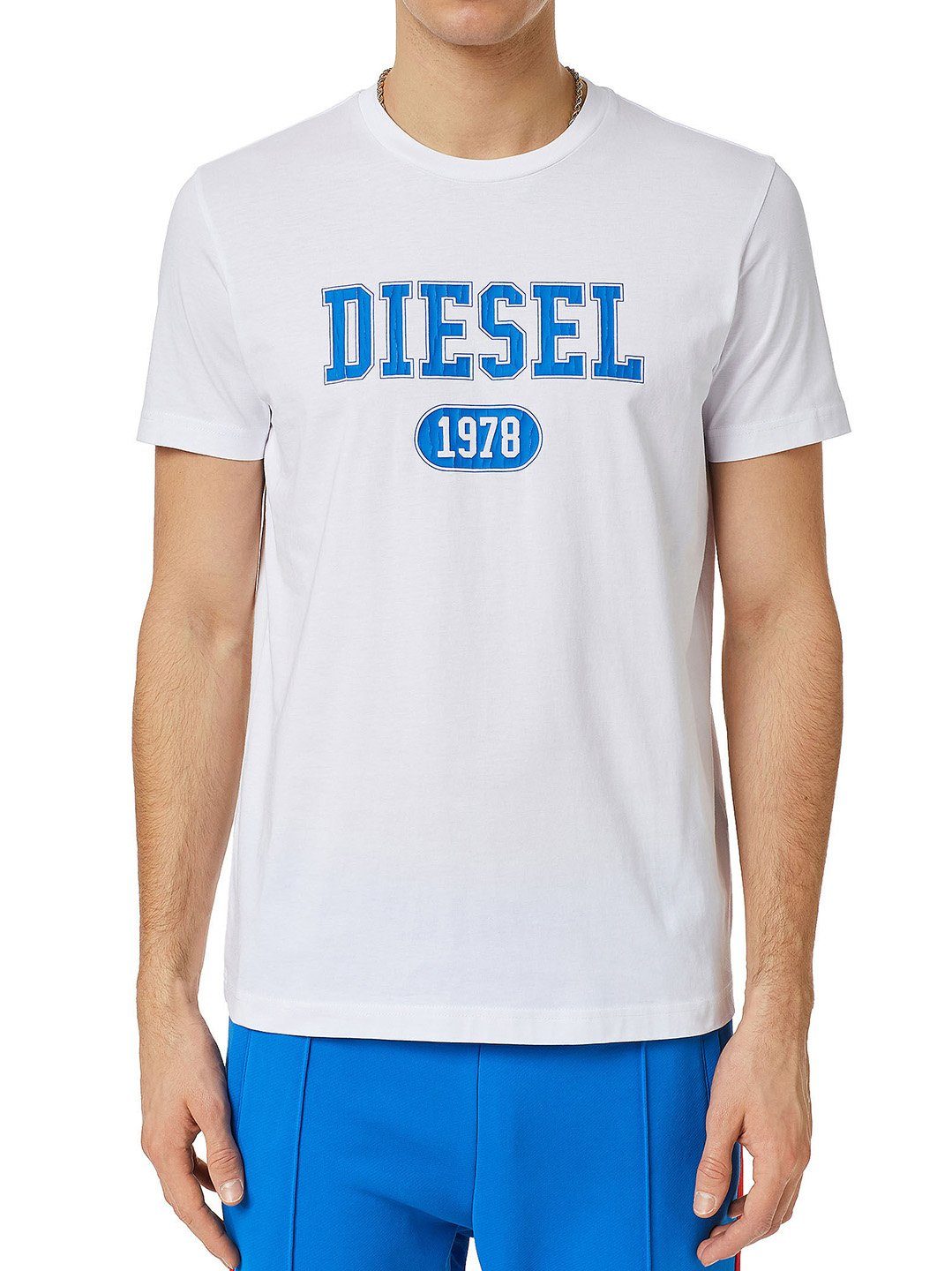 Diesel Rundhalsshirt Slim Fit Organic Logo Shirt - T-DIEGOR-K46 100