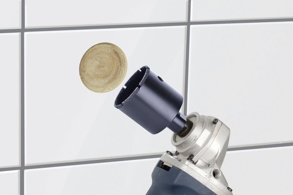 Wolfcraft Winkelschleifer Wolfcraft Lochsäge Ø 60 mm Diamant für