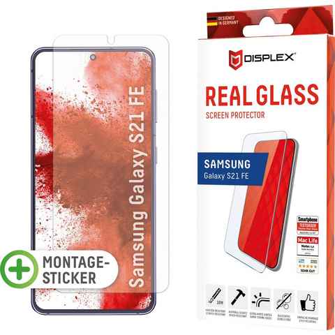 Displex DISPLEX Real Glass für Samsung Galaxy S21 FE, Displayschutzfolie
