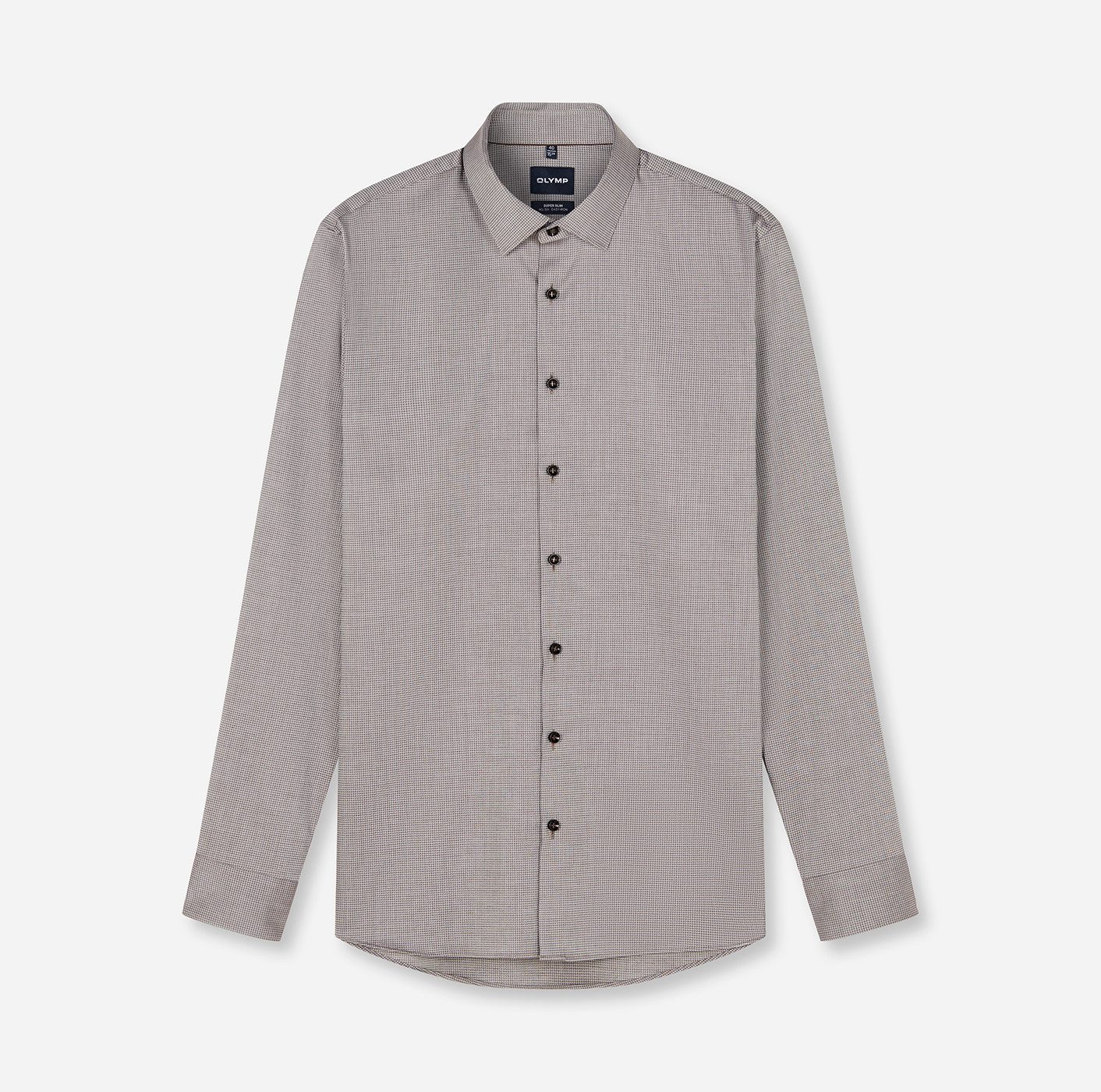 OLYMP Langarmhemd No. Six Businesshemd, Kentkragen, Super Slim