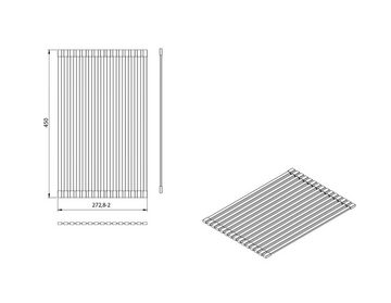 GURARI Küchenspüle SQS 100 -601 AW+RM-2845-C, (2 St), Einbau Granitspüle Schwarz+Aufrollbare Abtropfmatte