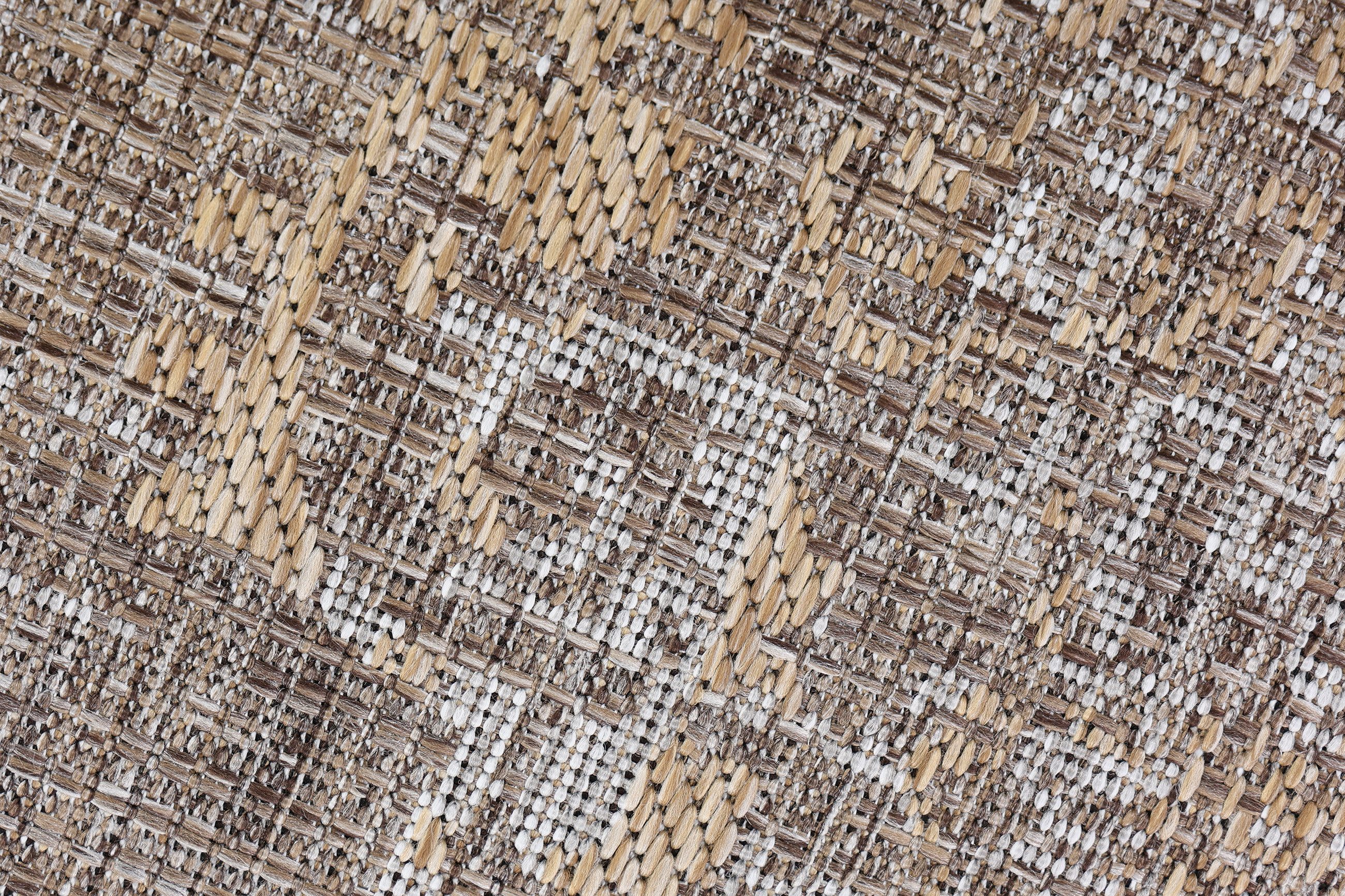 Tapiso Outdoorteppich MELISSA, rechteckig, Höhe: 6 mm, modern, strapazierfähig, flachgewebt, pflegeleicht