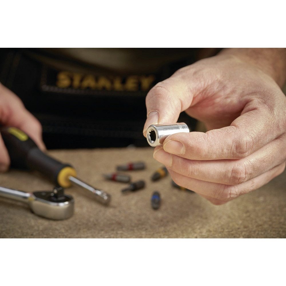 STANLEY Steckschlüssel STANLEY STMT86124-0 Bit-Halter Antrieb 1/4" (6.3 mm) 1 St.