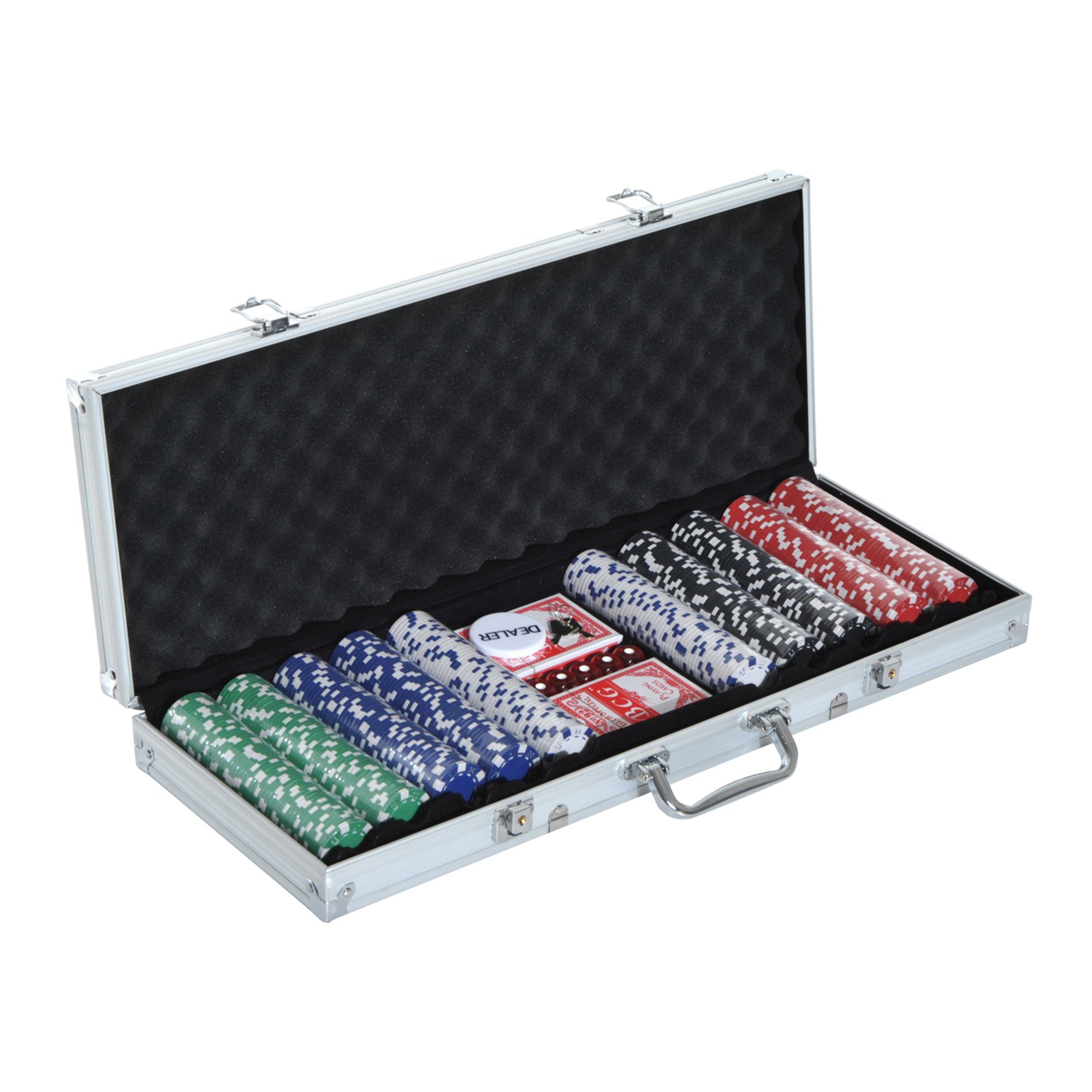 HOMCOM Pokerkoffer Konstruktions-Spielset