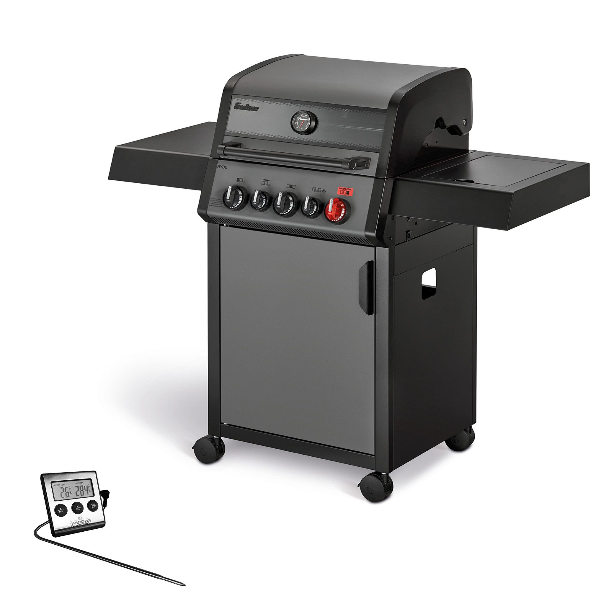 Enders® Gasgrill Hyde 3 SIKR Turbo Gasgrill 3 Brenner inkl. Fleischthermometer