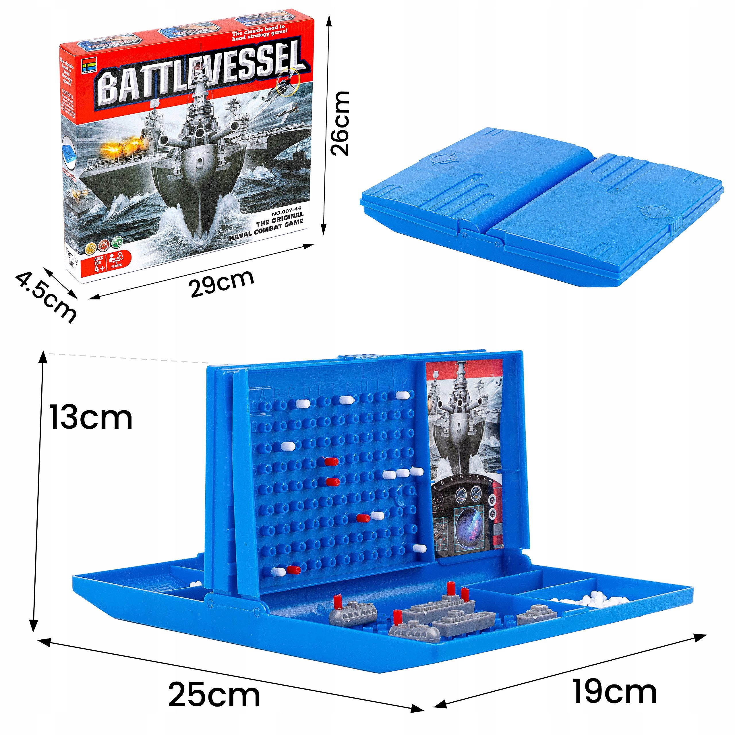 Kinderplay Dolls & Strollers Spiel Schiffe versenken Spiel – Taktikduell – Für Kinder – Koffer Set