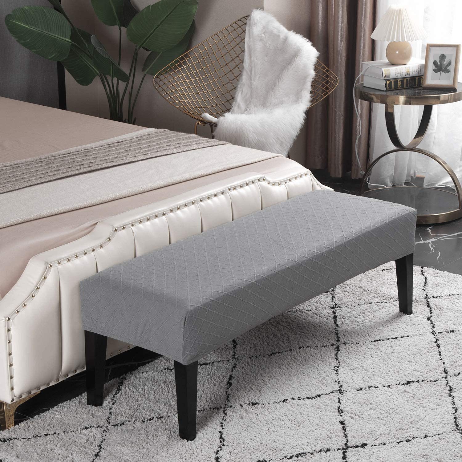 BYSURE Stuhlhusse, Gepolsterter Stretch Jacquard-Bankbezug -sitzschutz günstig online kaufen