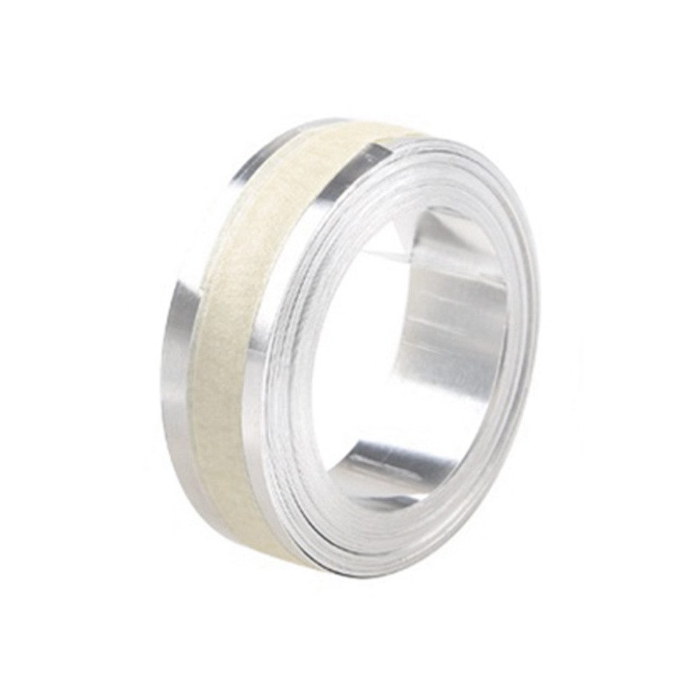 GARRYFIZH Dampfsperrklebeband Aluminium-3D-Prägeband, selbstklebend, Nachfüllpackung für DYMO selbstklebend, witterungsbeständig, verschleißfest