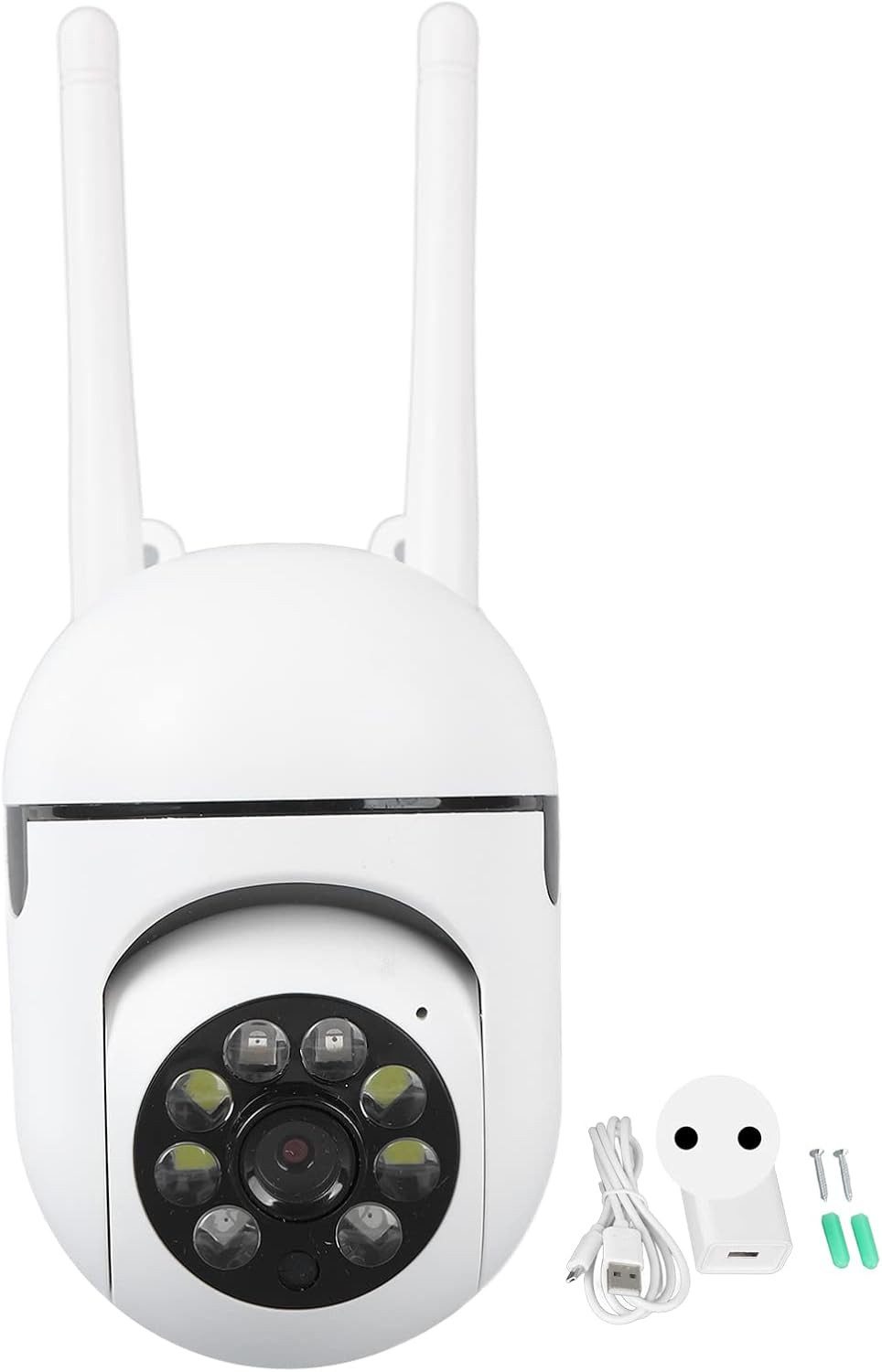 Diyarts Video-Babyphone, WLAN-Überwachungskamera, 1080P-HD, 360°-Sicht, Zwei-Wege-Audio & Vollfarb-Nachtsicht