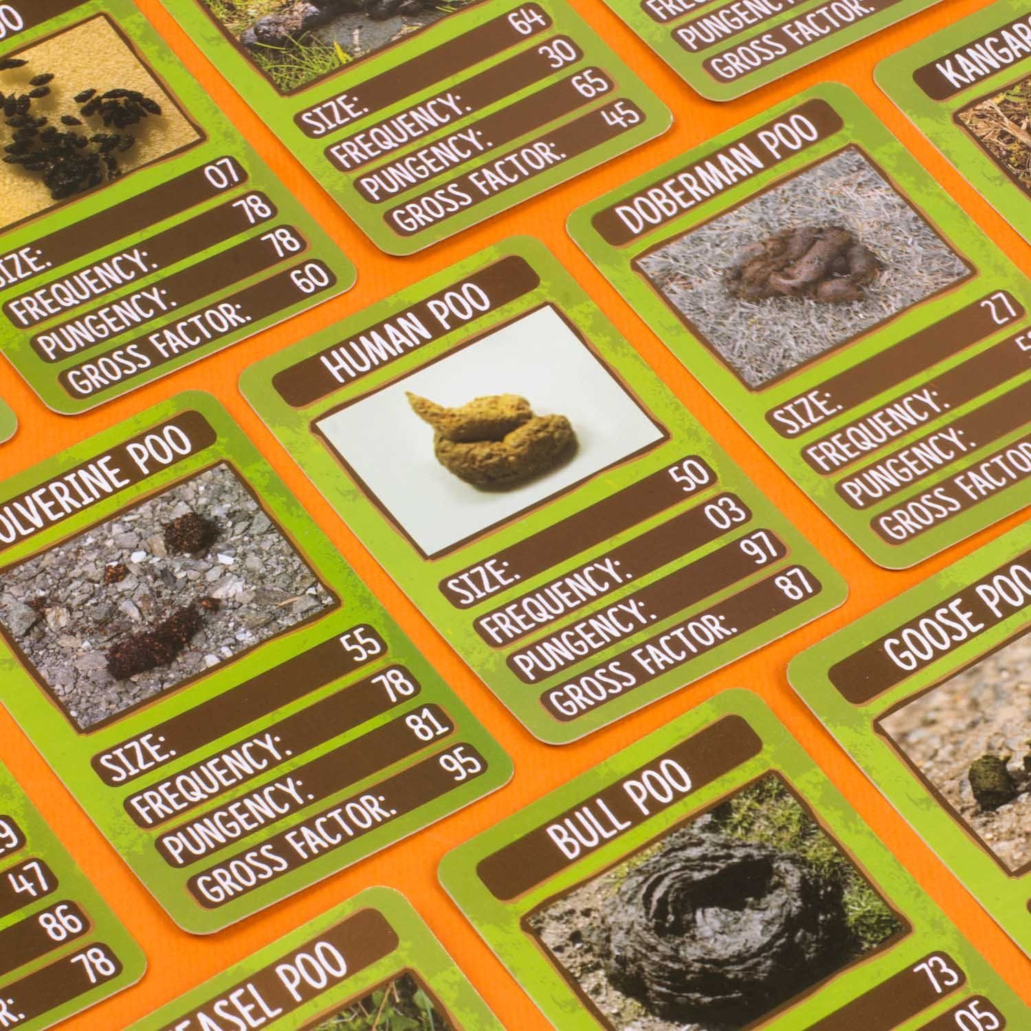 Thumbs Up Spiel Kartenspiel "Power-Poo" (Quartett)