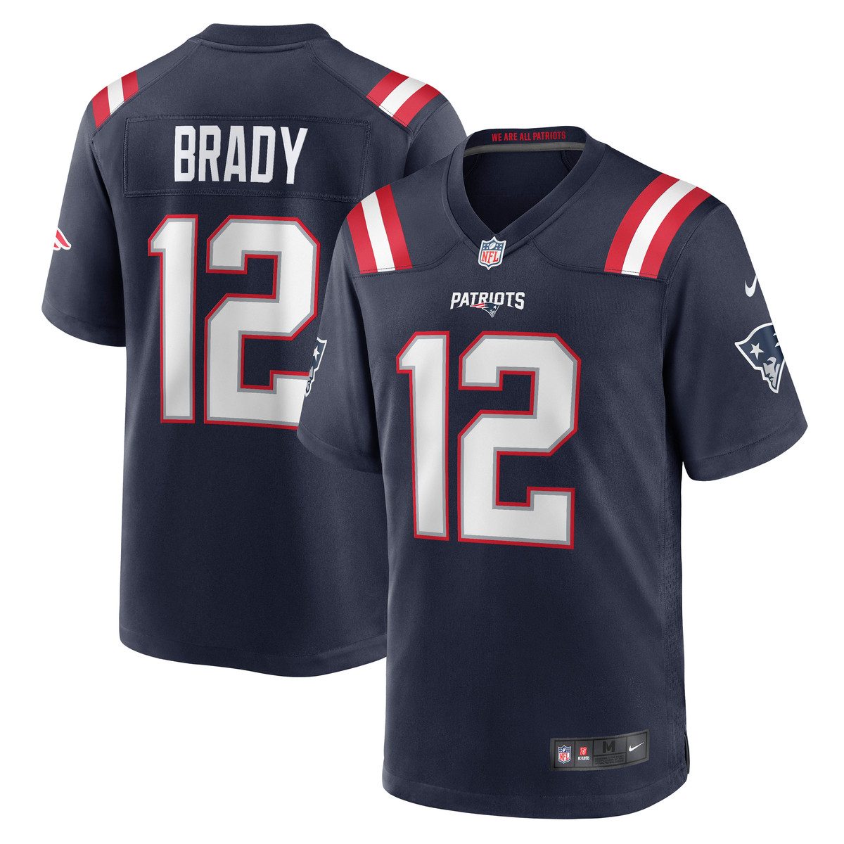 Nike Footballtrikot Nike Trikot New England Patriots Nike Game Home Brady 1 günstig online kaufen