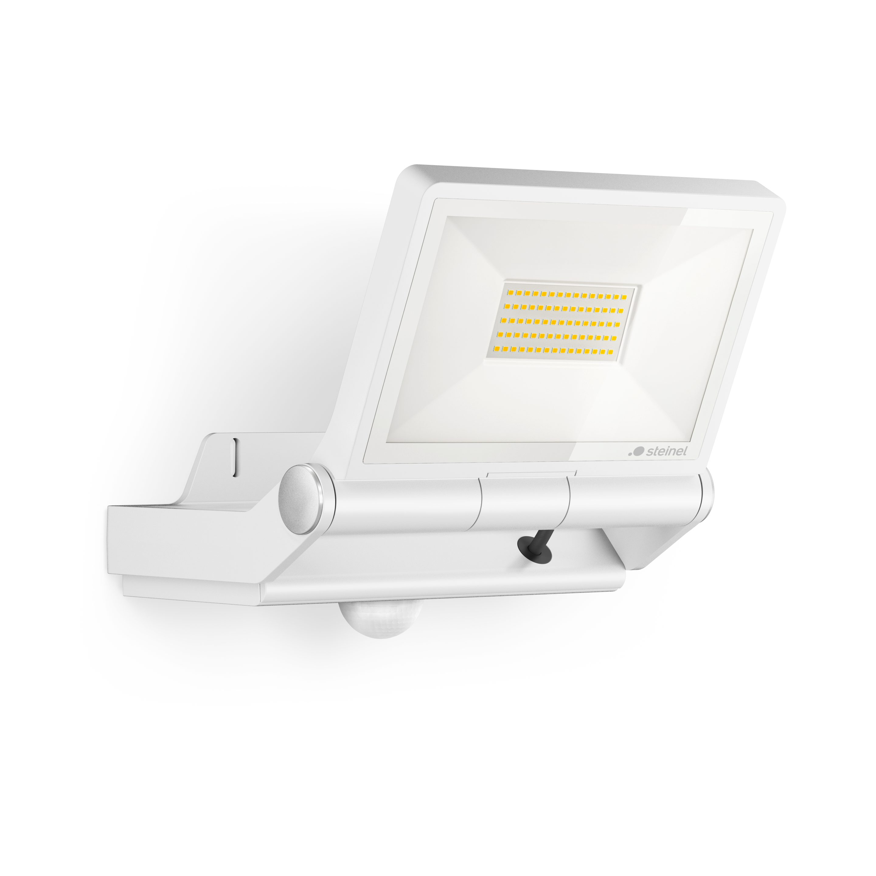 LED Außen-Wandleuchte Steinel Sensor LED Strahler XLED PRO ONE MAXS Weiß mit Bewegungsmelder