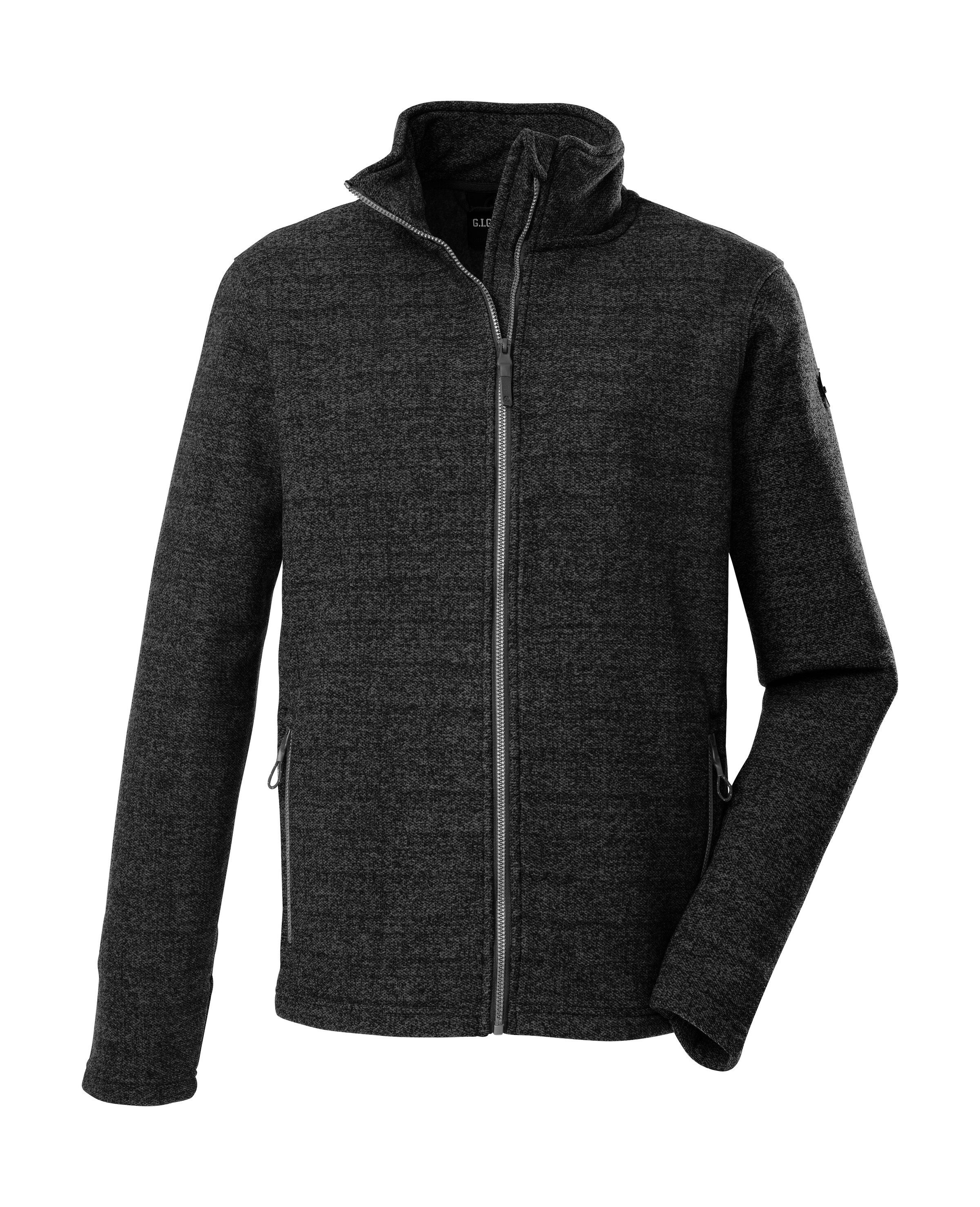 G.I.G.A. DX by killtec Fleecejacke GW 42 MN FLC JCKT G.I.G.A. DX Fleecejacke: Melange Optik, Zipper-Taschen, Kinnschutz