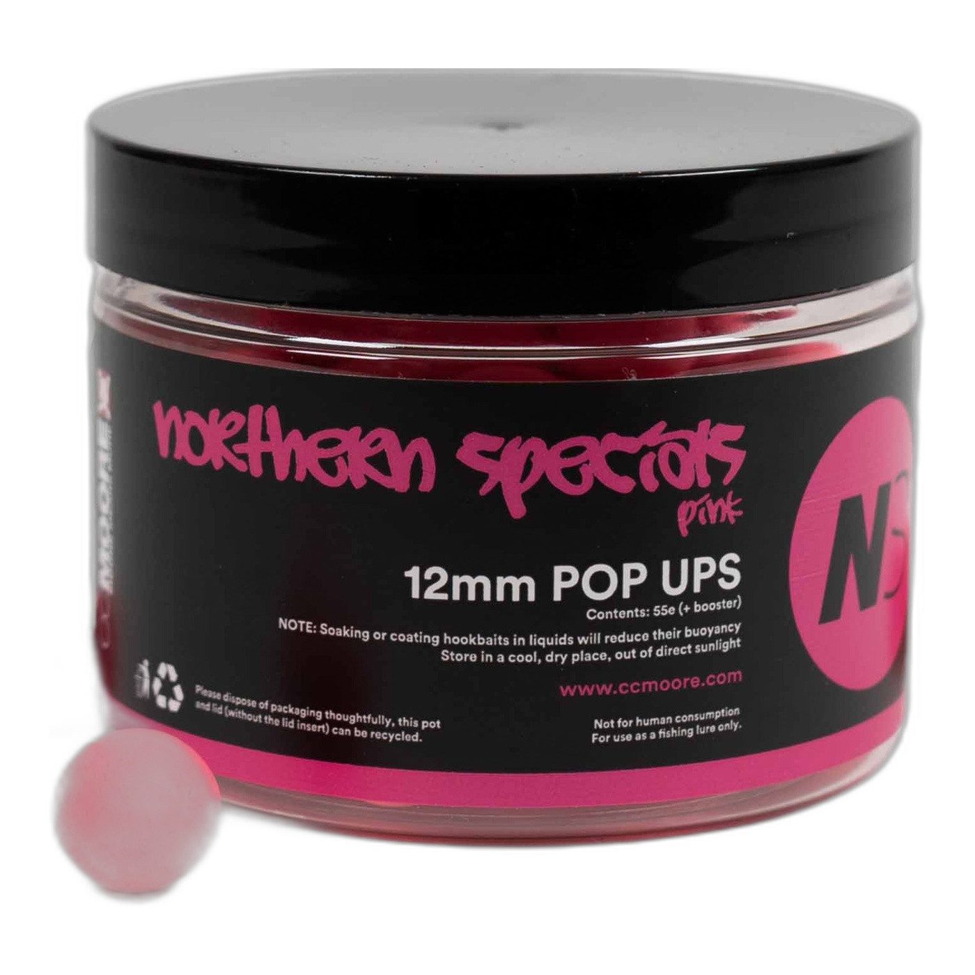 CC Moore Fischboilies NS1 Pop Ups Pink 12mm