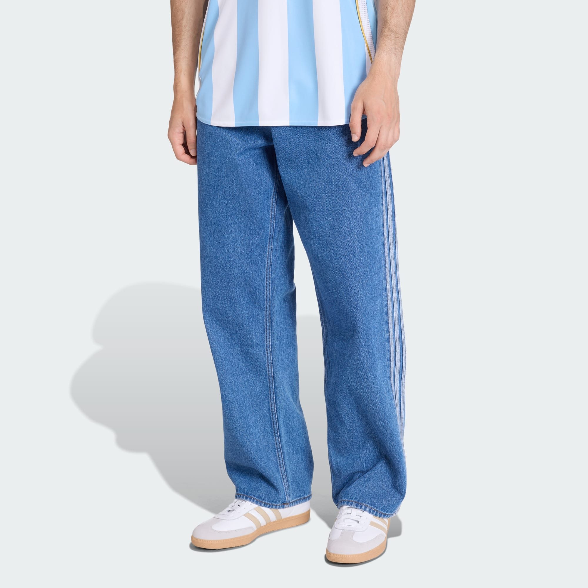 adidas Originals Latzjeans FIREBIRD ADICOLOR DENIM HOSE (1-tlg)