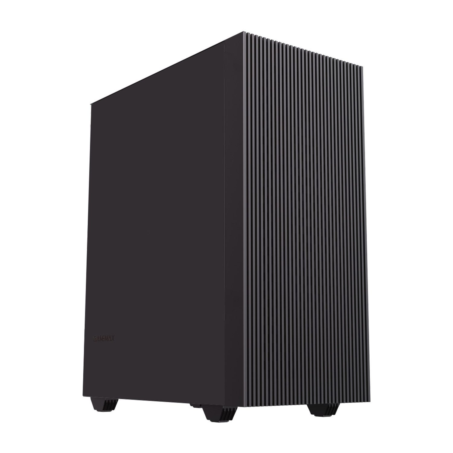 GAMEMAX PC-Gehäuse Edge, Midi-Tower, 2x USB 3.0, 1x USB 2.0, 1x Mikrofon, 1x Audio, 1050W 80+ Platinum Netzteil vorinstalliert