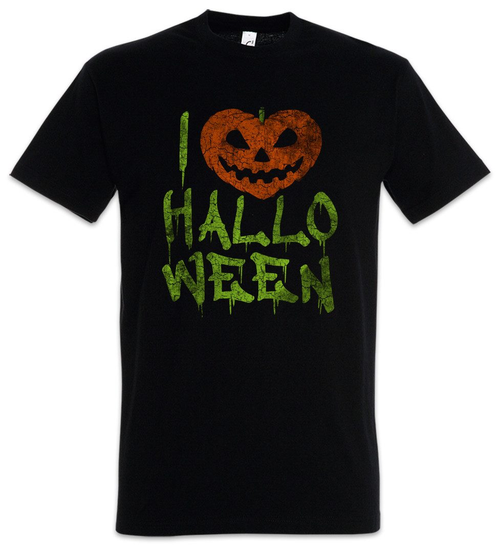 Urban Backwoods Print-Shirt I Love Halloween günstig online kaufen