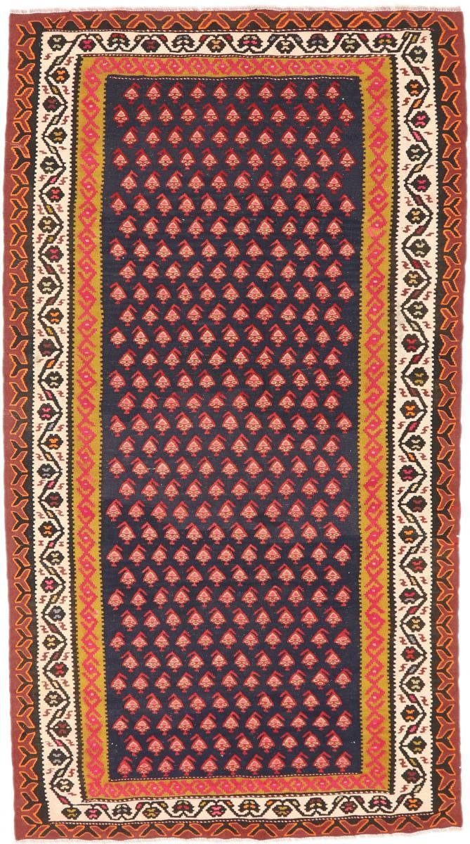 Orientteppich Kelim Fars Azerbaijan Antik 160x295 Handgewebter Orientteppich, Nain Trading, rechteckig, Höhe: 4 mm
