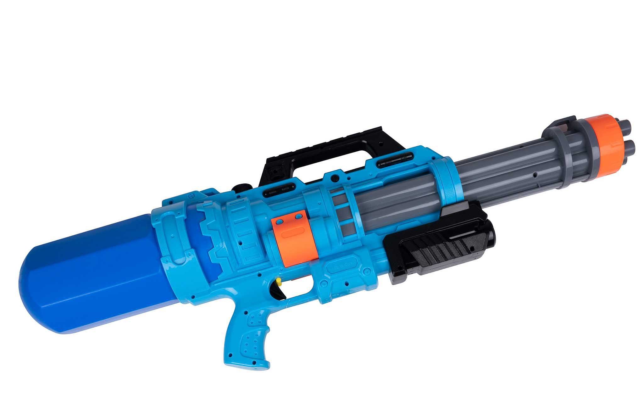 Eddy Toys Wasserpistole Pumpgun Wasserpistole (1500ml Wassertank, bis zu 6 Meter Reichweite), Wasserspritzpistole