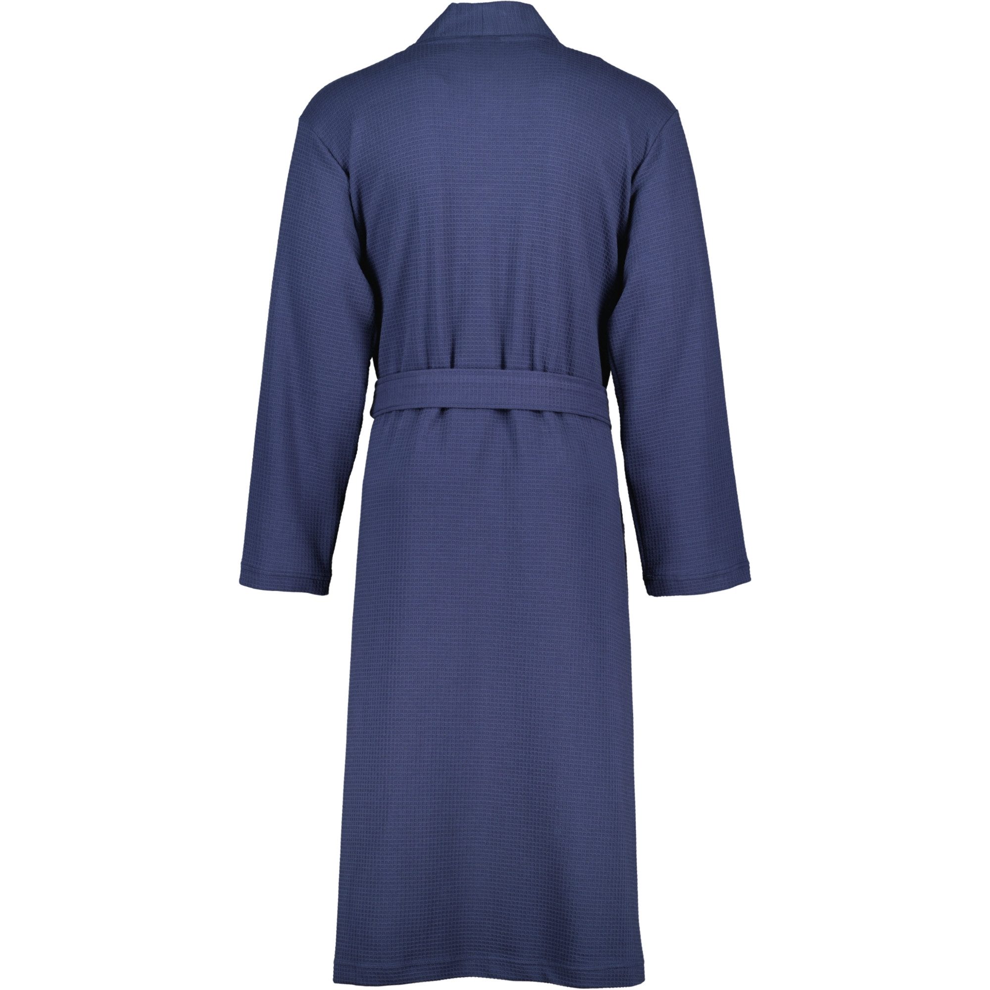 Cawö Home Herrenbademantel 816 Kimono Pique, Kimono, 100% Baumwolle, extraleicht