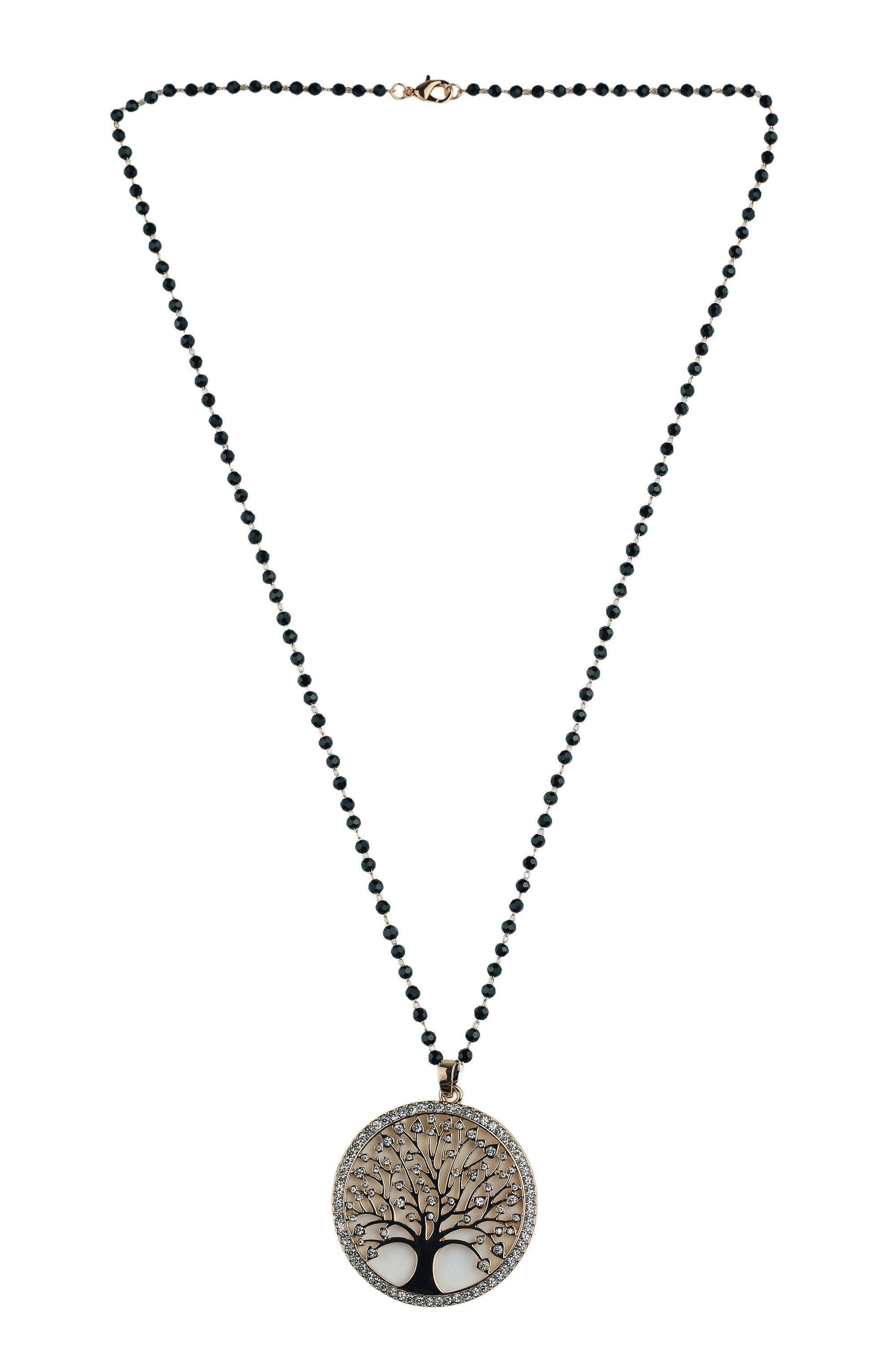 COLLEZIONE ALESSANDRO Lange Kette Nantes, mit Glassteinen