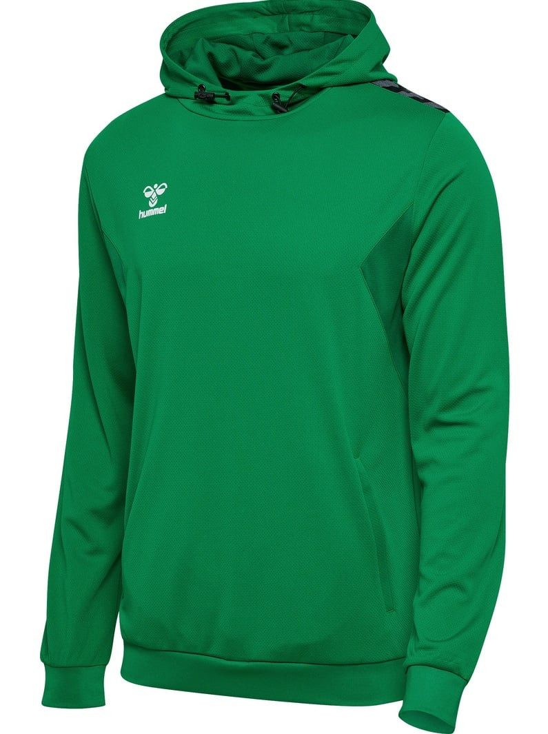 hummel Kapuzenpullover hmlAUTHENTIC PL Hoodie (mit Reißverschlusstaschen) grün Herren
